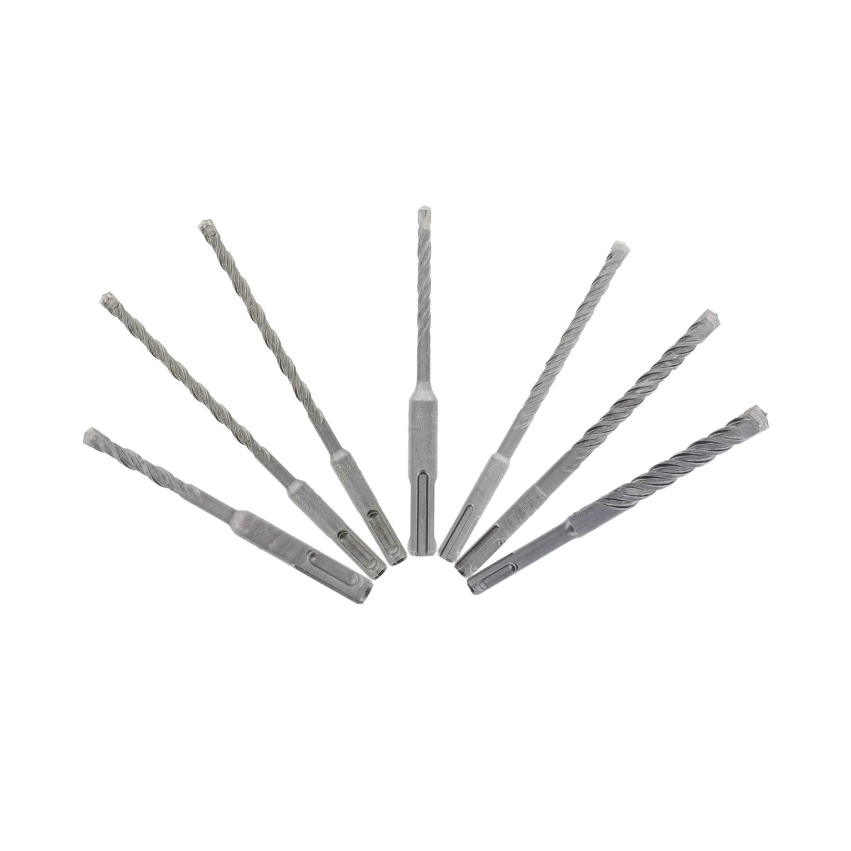 Diablo 7Pc Rebar Demon Sds-Plus 4-Cutter Full Carbide Head Hammer Bit Set