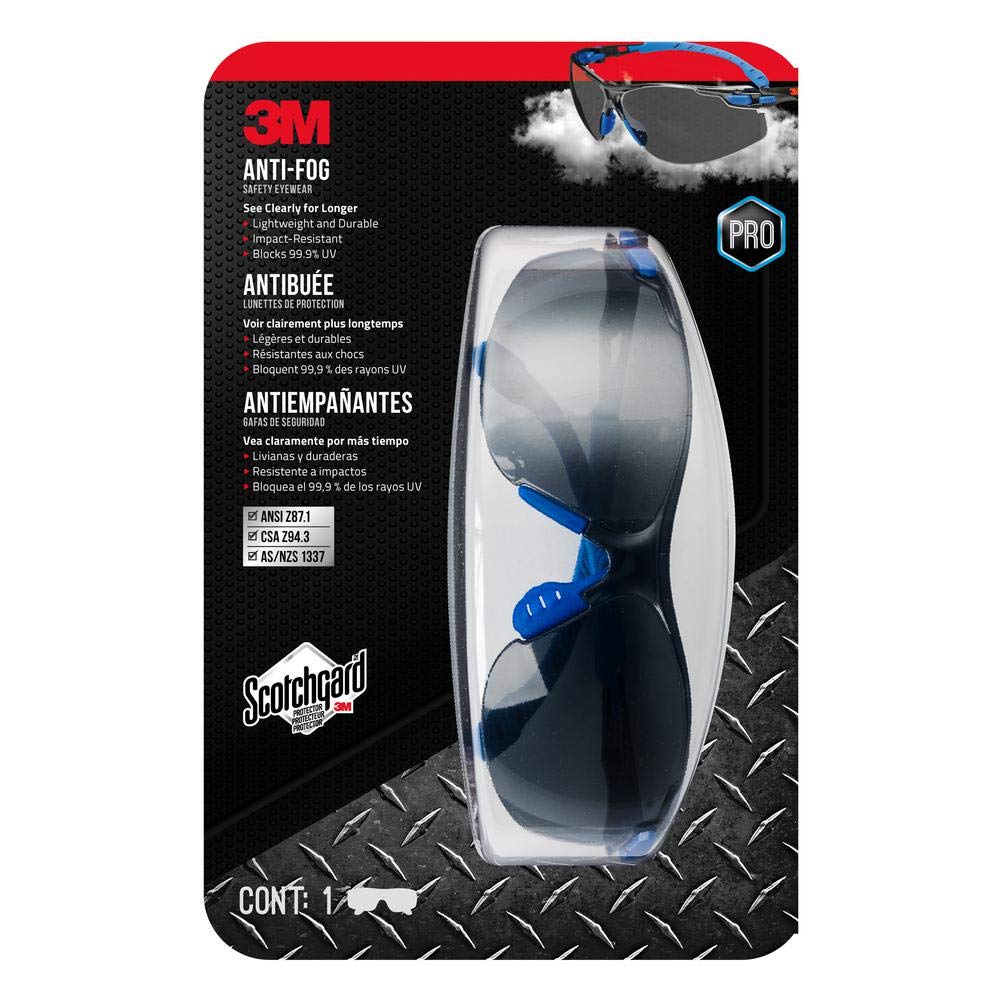 SCOTCHGRD GLSSES BLK/BLU(Pack of 1)