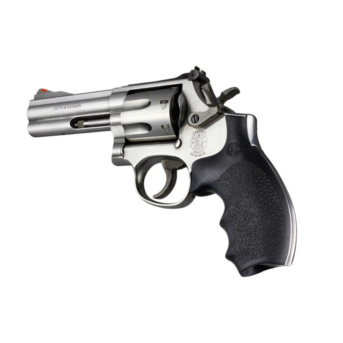 Hogue S&W Kl Frame Round Butt Rubber Bantam Style Grip Black