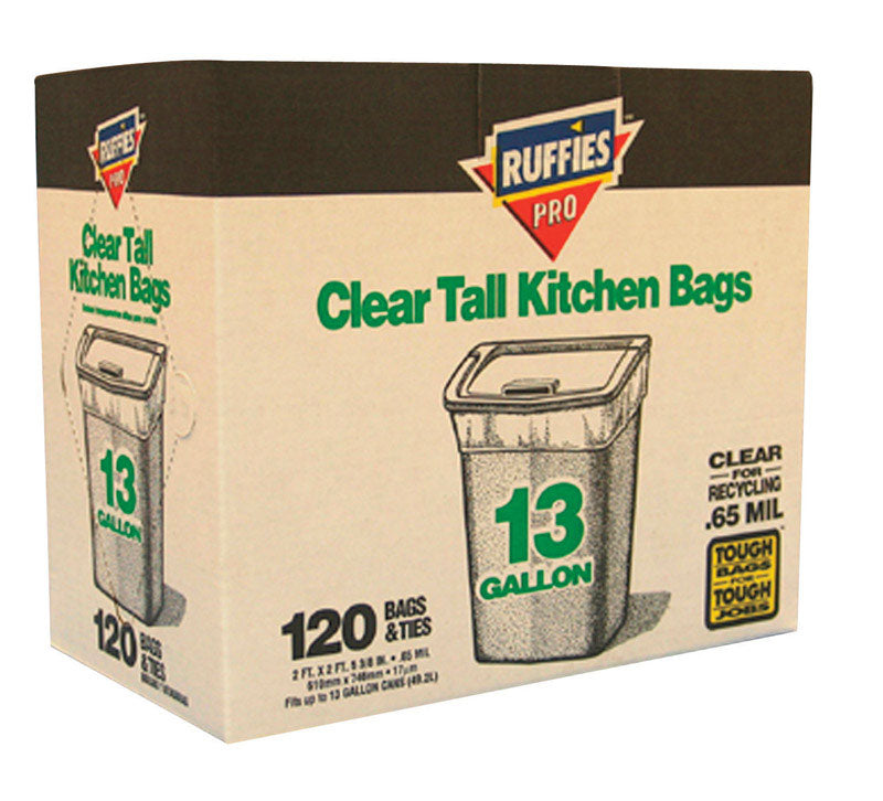 Clr Bag 13G Wng Tie120Ct (Pack Of 1)