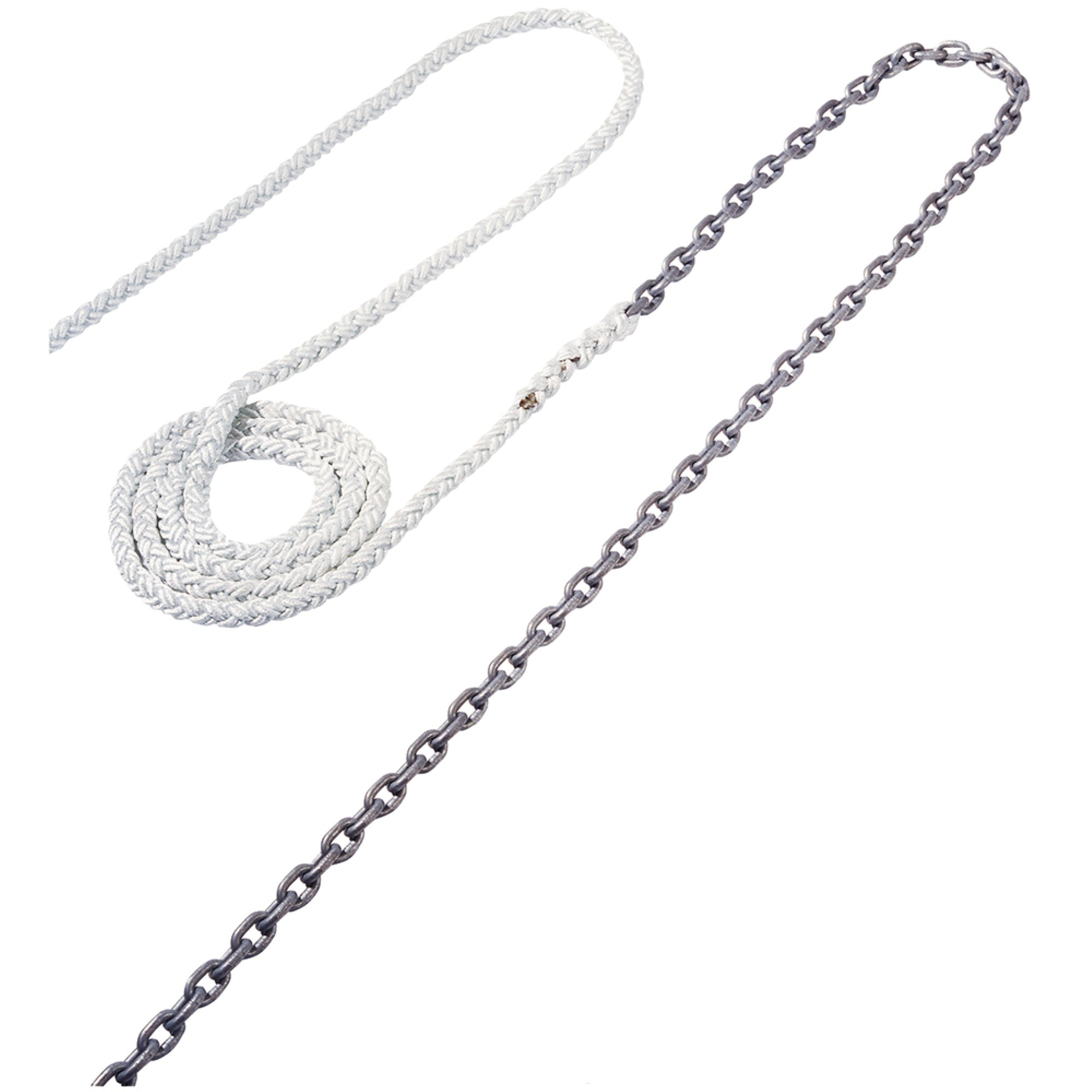 Maxwell Anchor Rode 15' 1/4 Chain To 150' 1/2' Nylon Brait