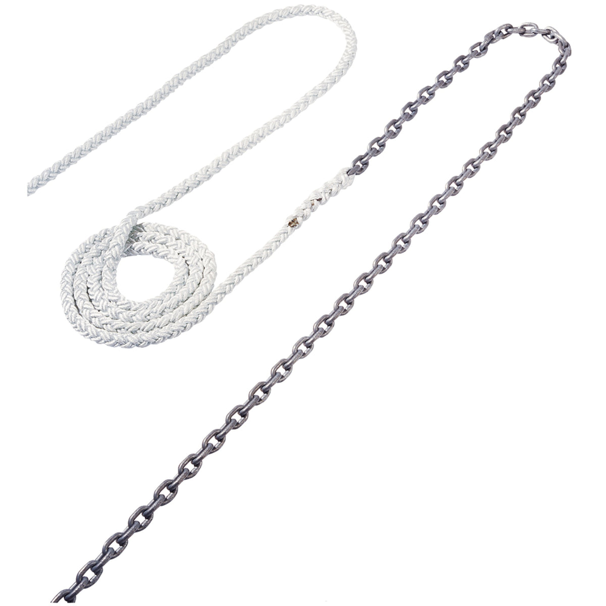 Maxwell Anchor Rode 15' 1/4 Chain To 150' 1/2' Nylon Brait