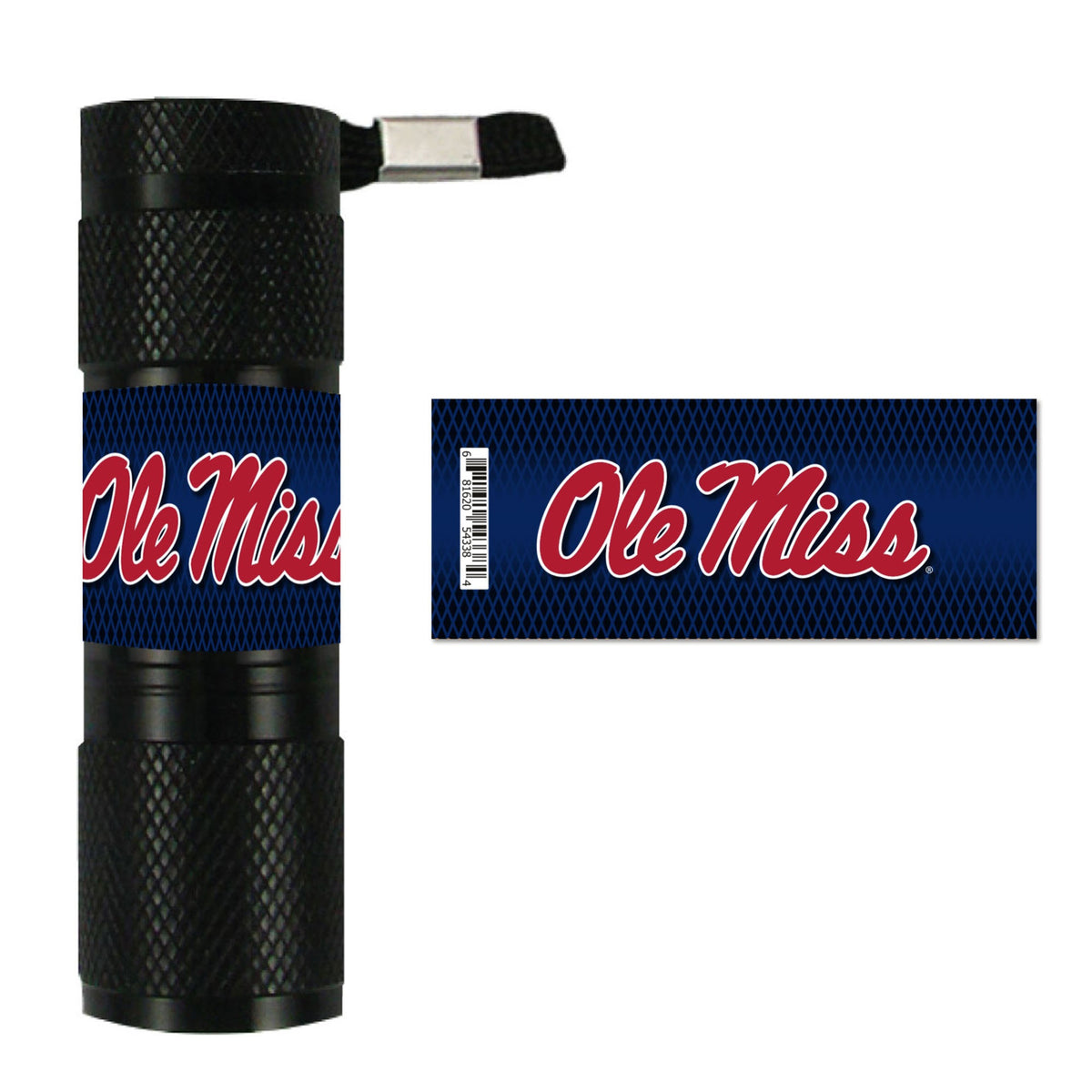 Fanmats, University Of Mississippi (Ole Miss) Flashlight