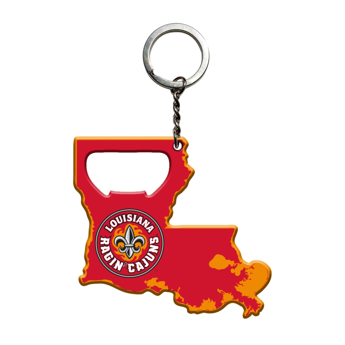 Fanmats, University Of Louisiana-Lafayette Keychain Bottle Opener