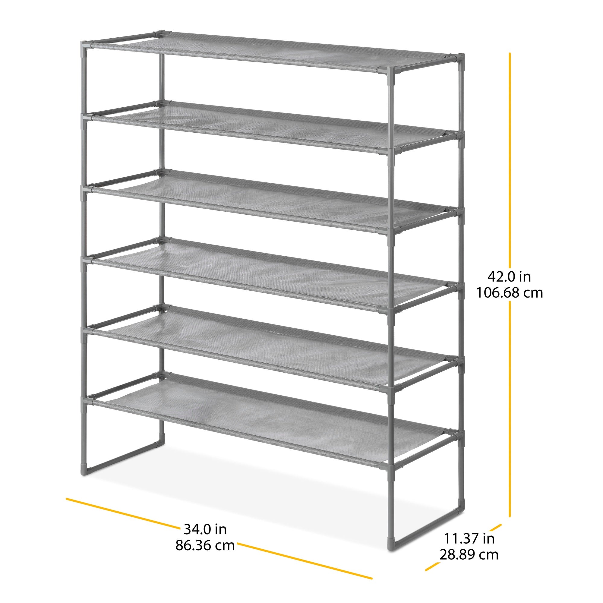 Whitmor Spacemaker 6-Tier Closet Storage Shelves