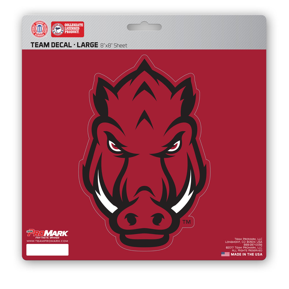 Fanmats, University Of Arkansas Large Decal
