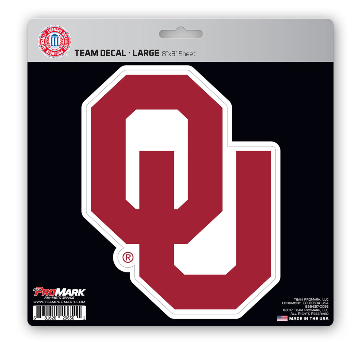 Fanmats, University Of Oklahoma Large Decal