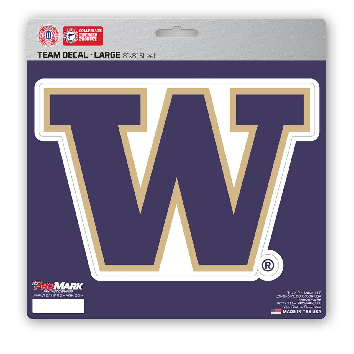 Fanmats, University Of Washington Large Decal