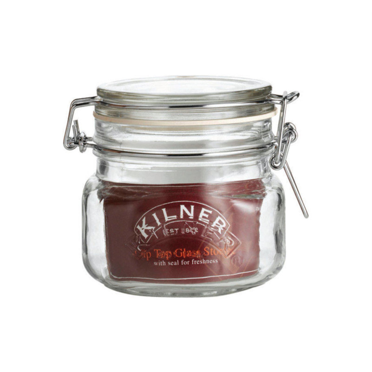 Square Clip Top Jar 17Oz (Pack Of 12)