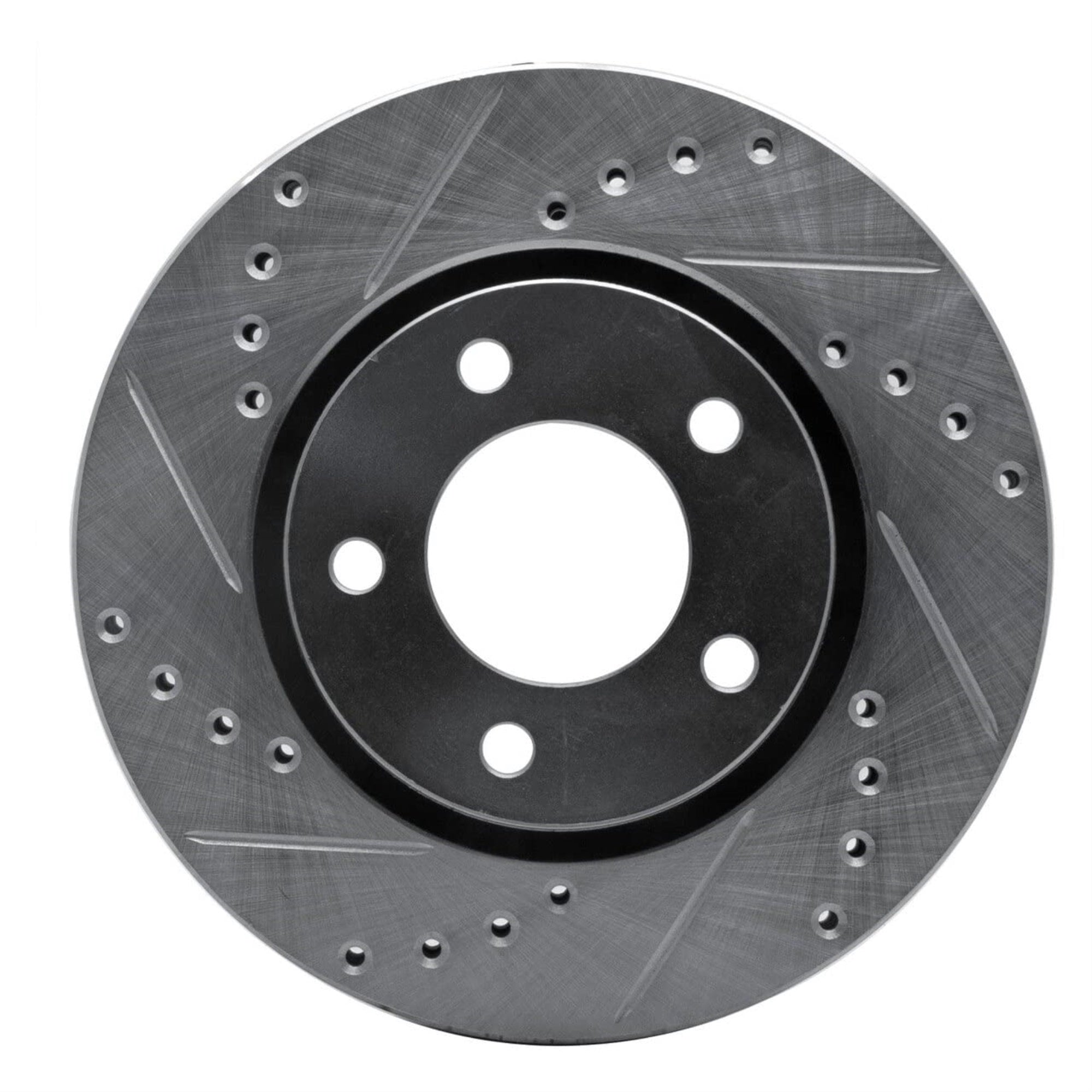 Brake Rotor - Drilled And Slotted - Silver 631-40091L