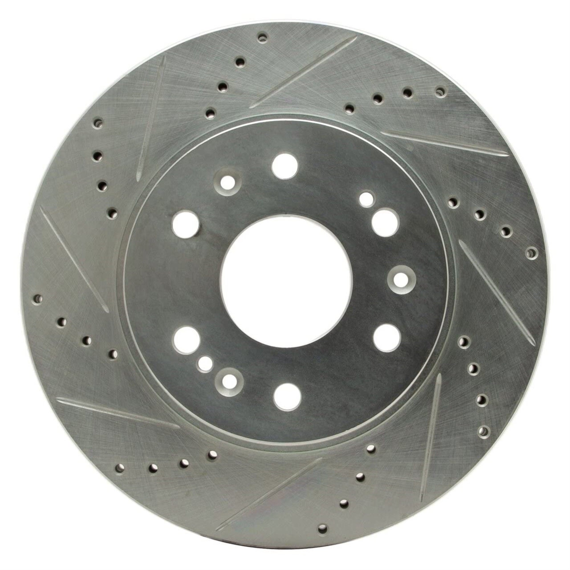 Brake Rotor - Drilled And Slotted - Silver 631-48050L