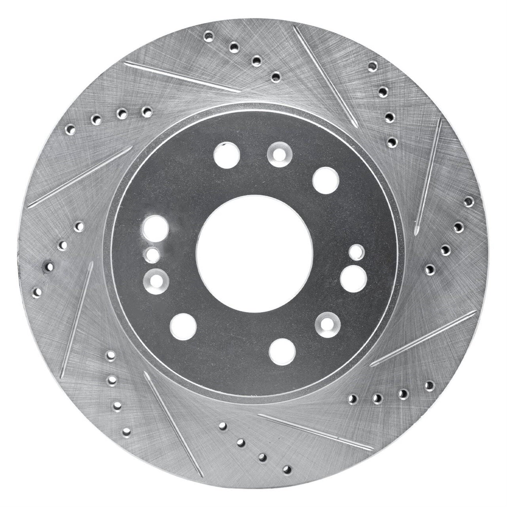 Brake Rotor - Drilled And Slotted - Silver 631-48050R