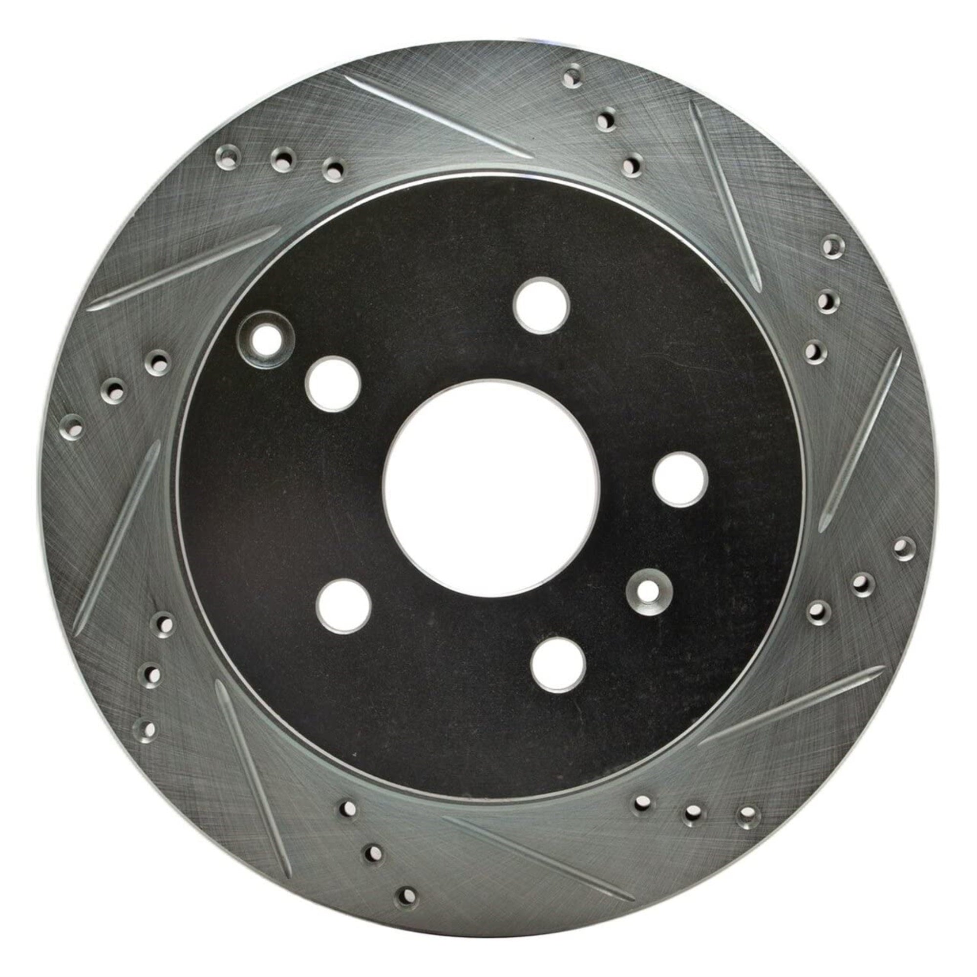 Brake Rotor - Drilled and Slotted - Silver 631-48058R