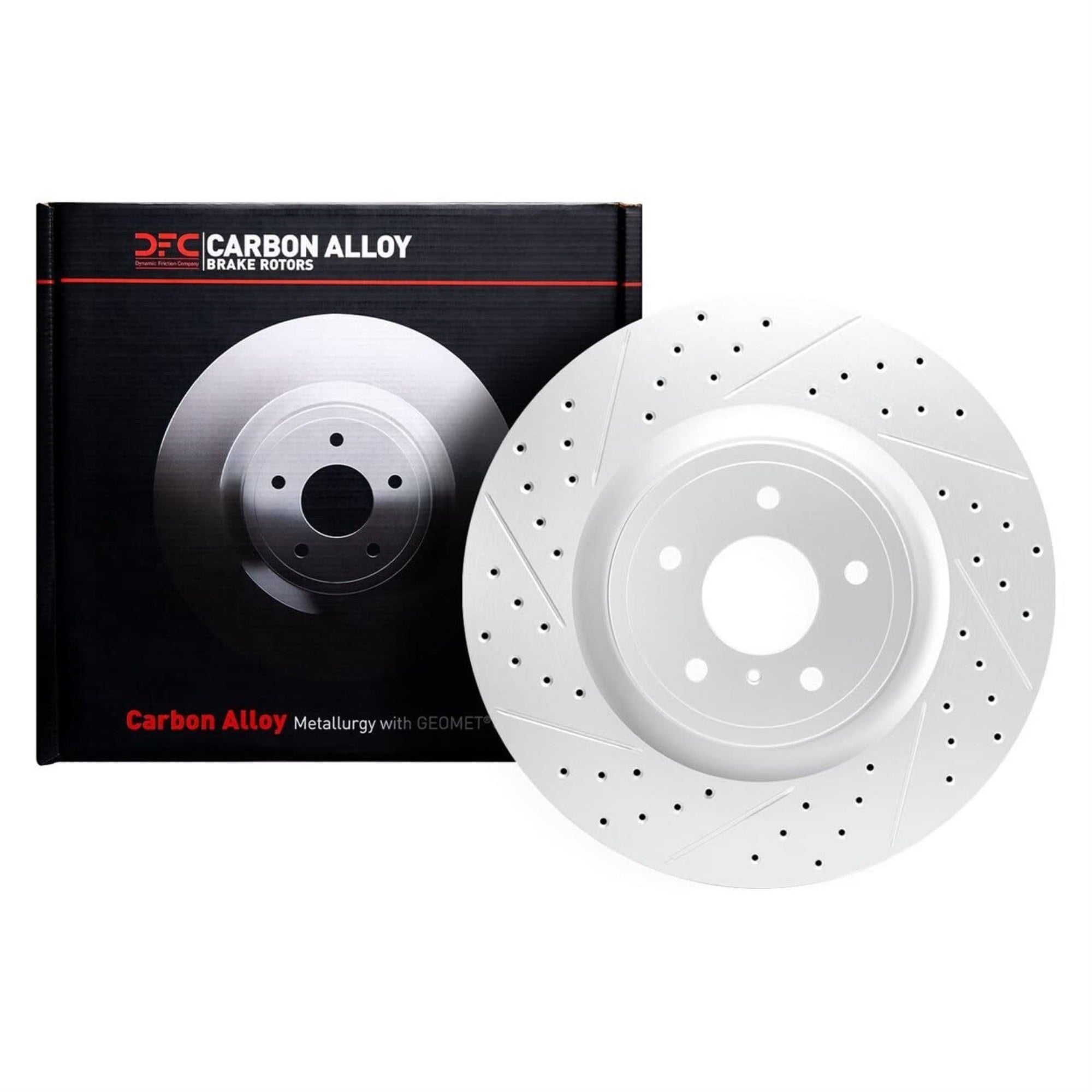 Brake Rotor - Drilled and Slotted - Silver 631-54064L