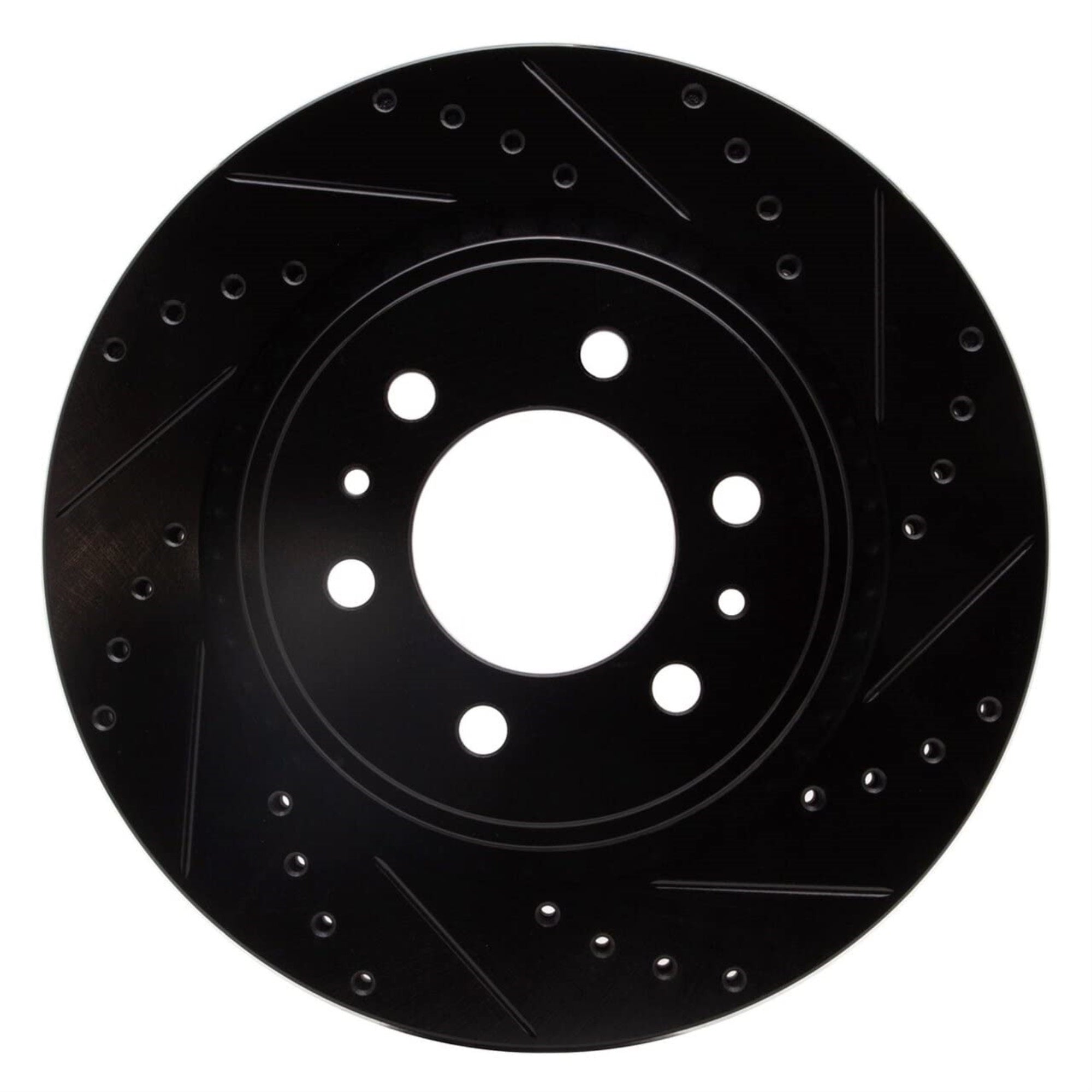 Brake Rotor - Drilled And Slotted - Silver 631-54204R