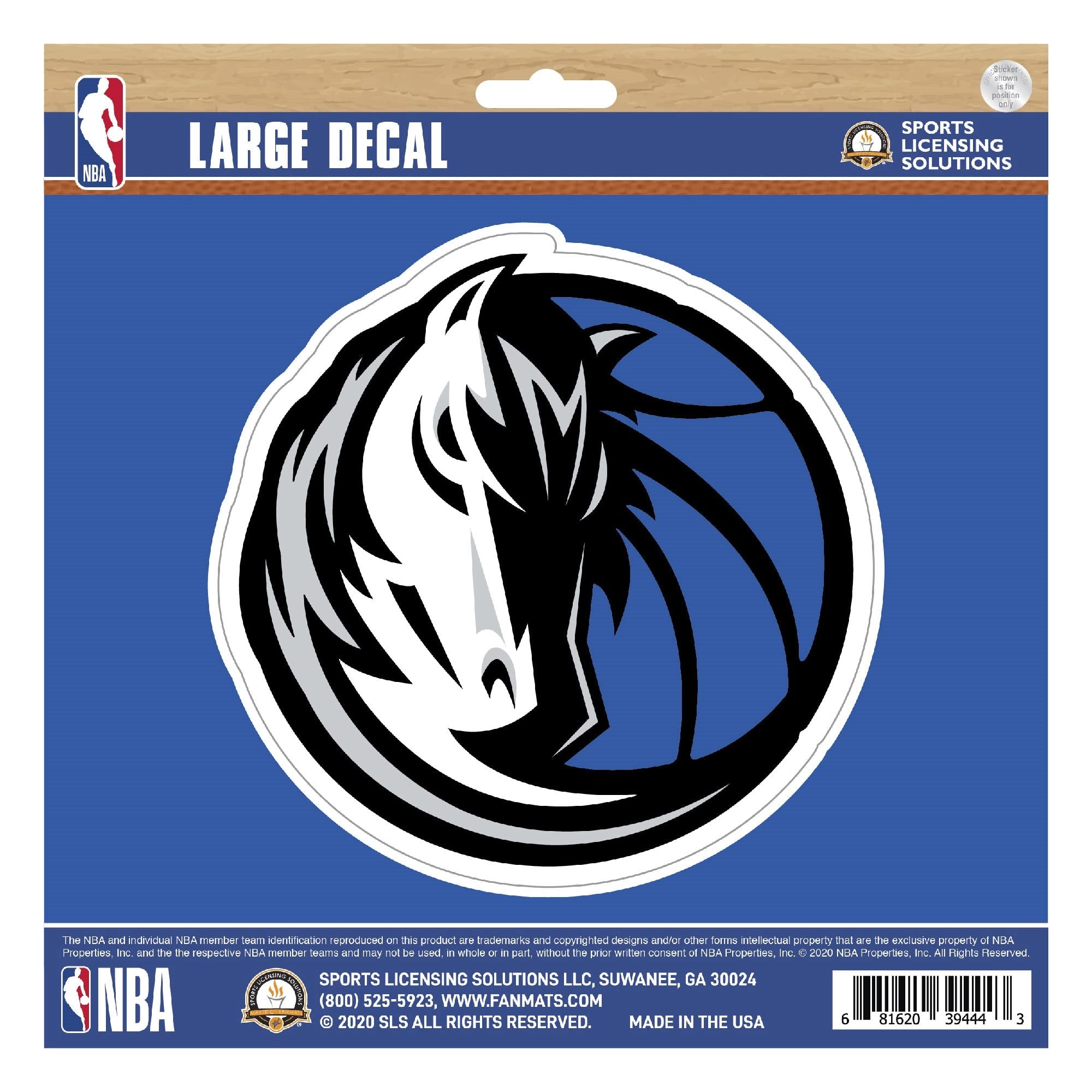 Dallas Mavericks Large Decal Sticker