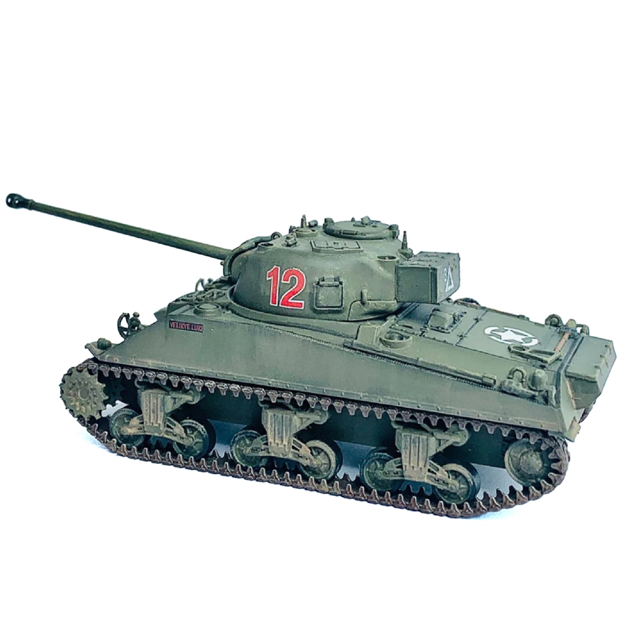 British Sherman Firefly Vc Tank #12 '3 Troop A Sqd. Northamptonshire Yeomanry France' (1944) 'Neo Dragon Armor' Series 1/72 Plastic Model By Dragon Models