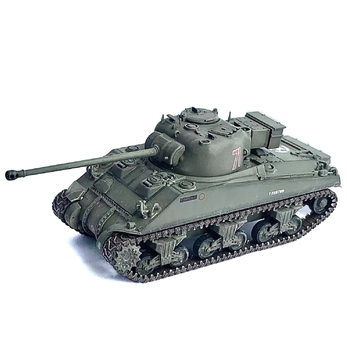 British Sherman Firefly Vc Tank #71 '13Th/18Th Royal Hussars Armoured Brigade Normandy France' (1944) 'Neo Dragon Armor' Series 1/72 Plastic Model By Dragon Models