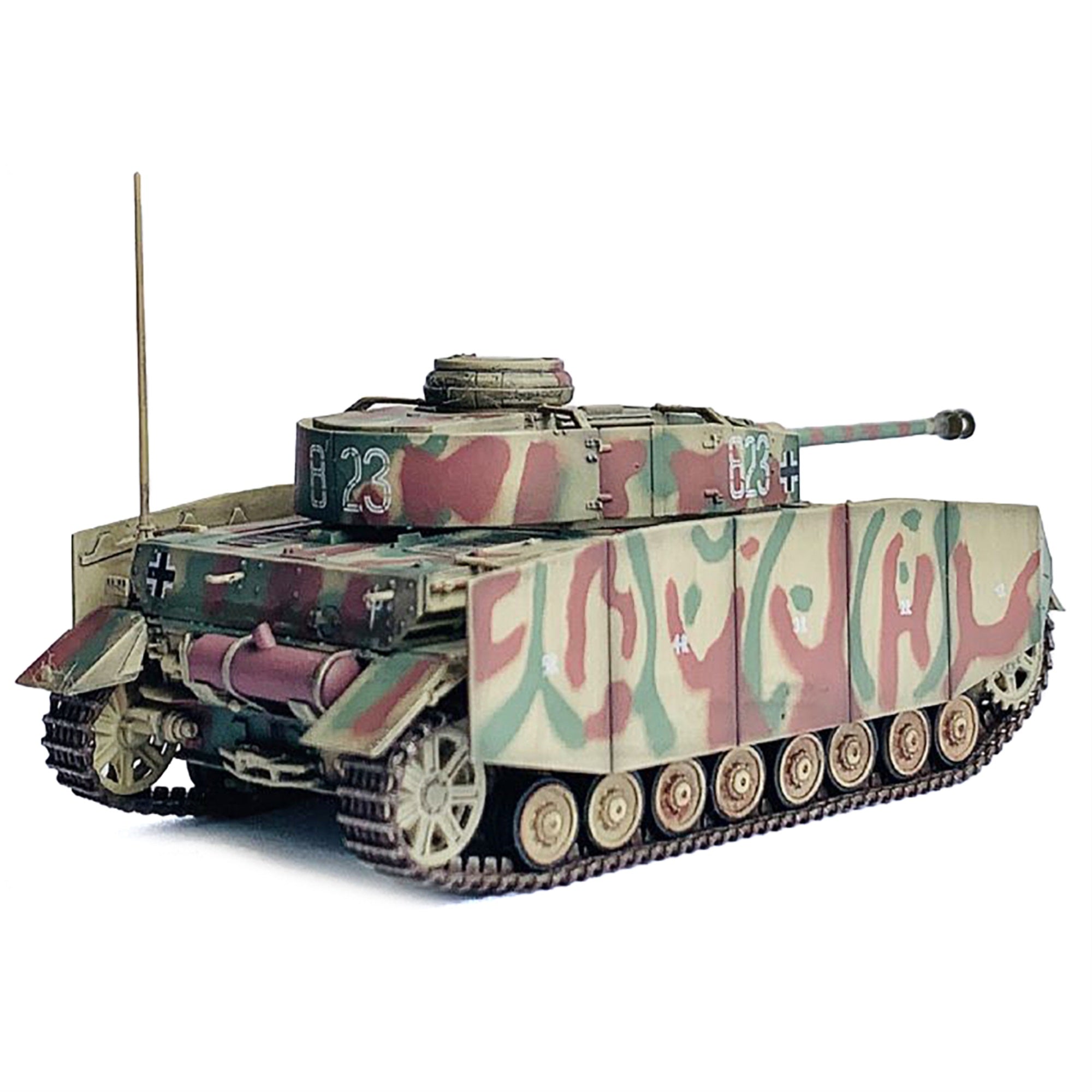 Germany Pz.Kpfw.Iv Ausf.H With Schurzen Tank #823 '2.Pz.Div. Normandy' (1944) 'Neo Dragon Armor' Series 1/72 Plastic Model By Dragon Models