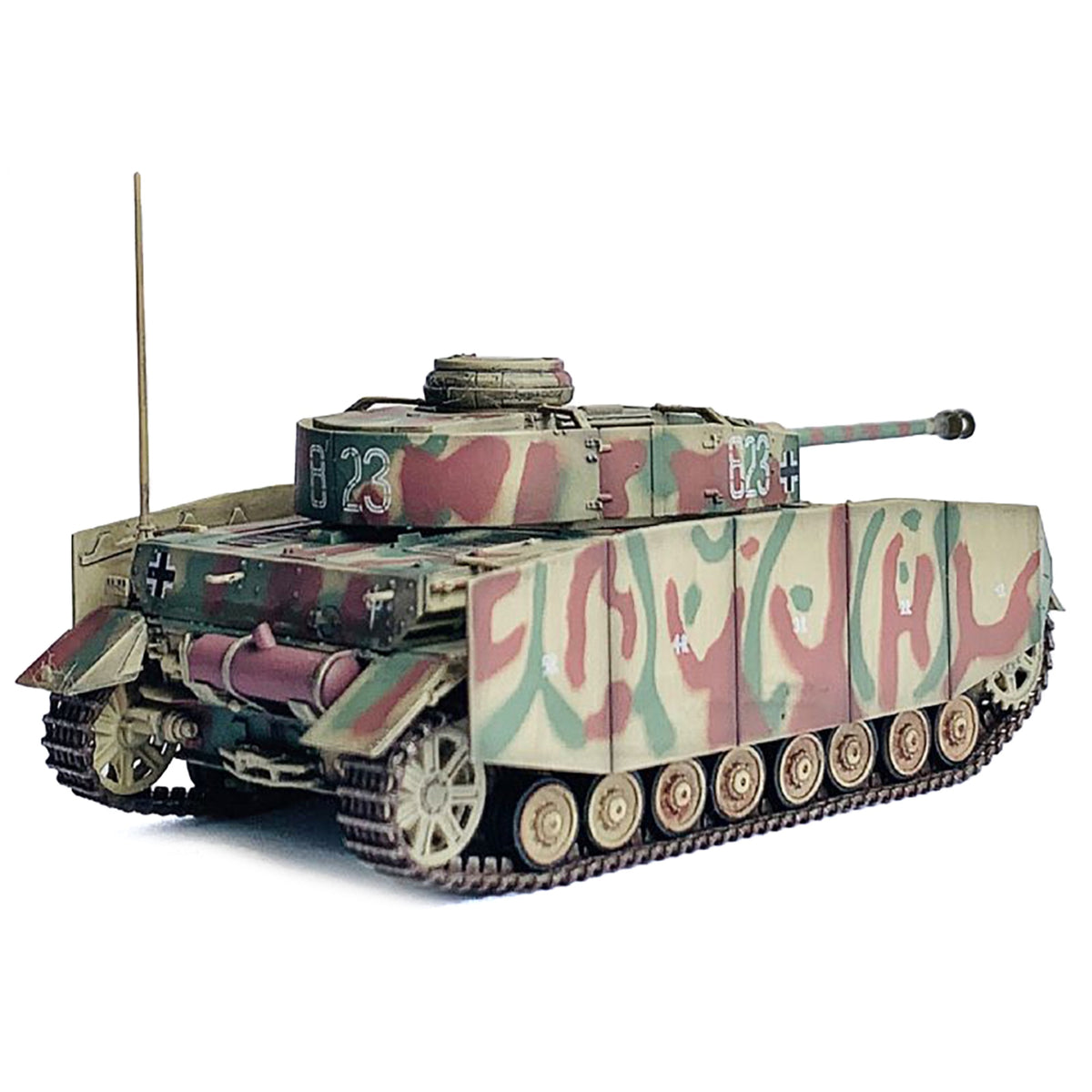 Germany Pz.Kpfw.Iv Ausf.H With Schurzen Tank #823 '2.Pz.Div. Normandy' (1944) 'Neo Dragon Armor' Series 1/72 Plastic Model By Dragon Models