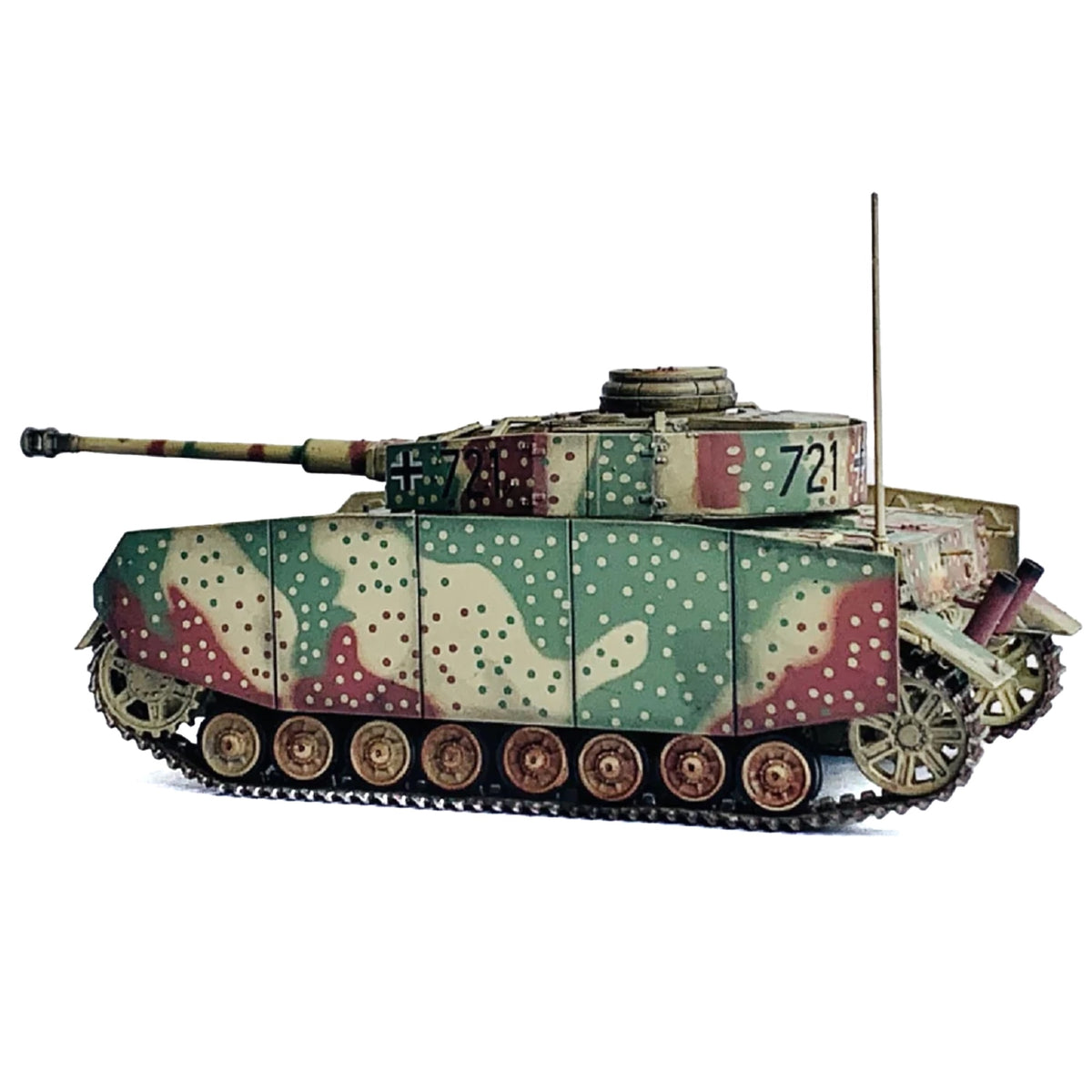 Germany Pz.Kpfw.Iv Ausf.J Mid Production Tank '#721 Western Front' (1944) 'Neo Dragon Armor' Series 1/72 Plastic Model By Dragon Models