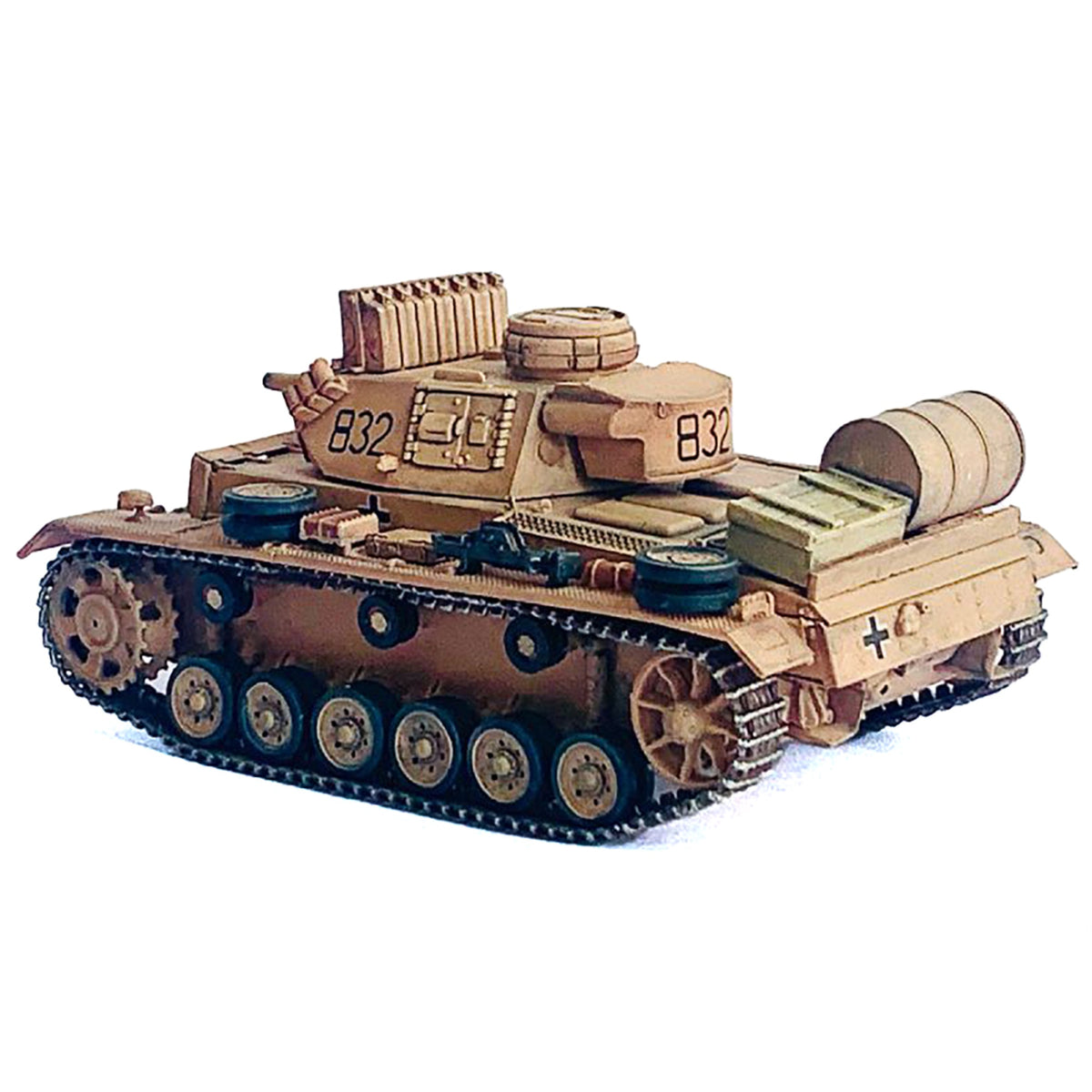 Germany Pz.Kpfw.Iii Ausf.N Dak Tank #832 'S.Pz.Abt.501 Tunisia' (1942/43) 'Neo Dragon Armor' Series 1/72 Plastic Model By Dragon Models