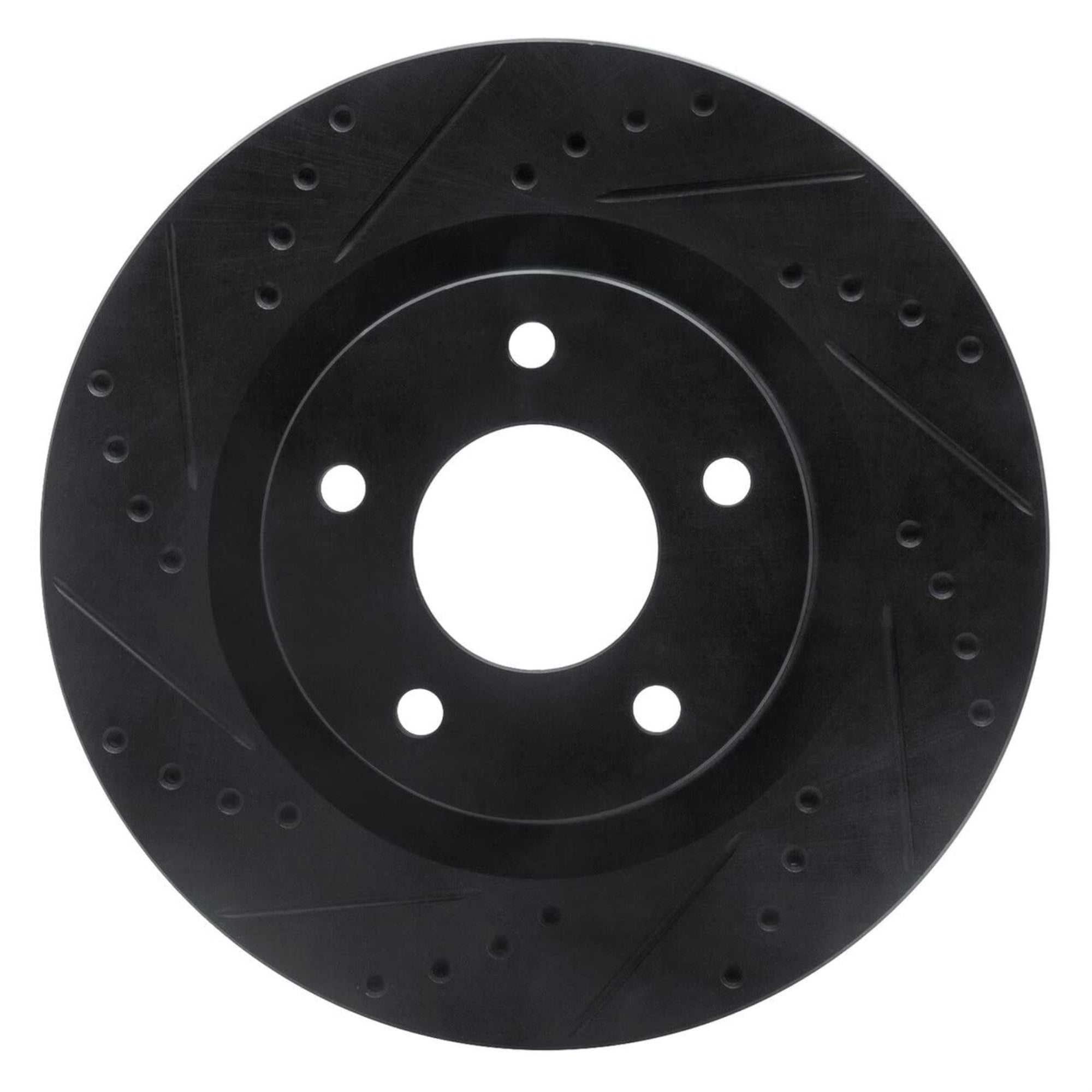 Brake Rotor - Drilled and Slotted - Black 633-39023L