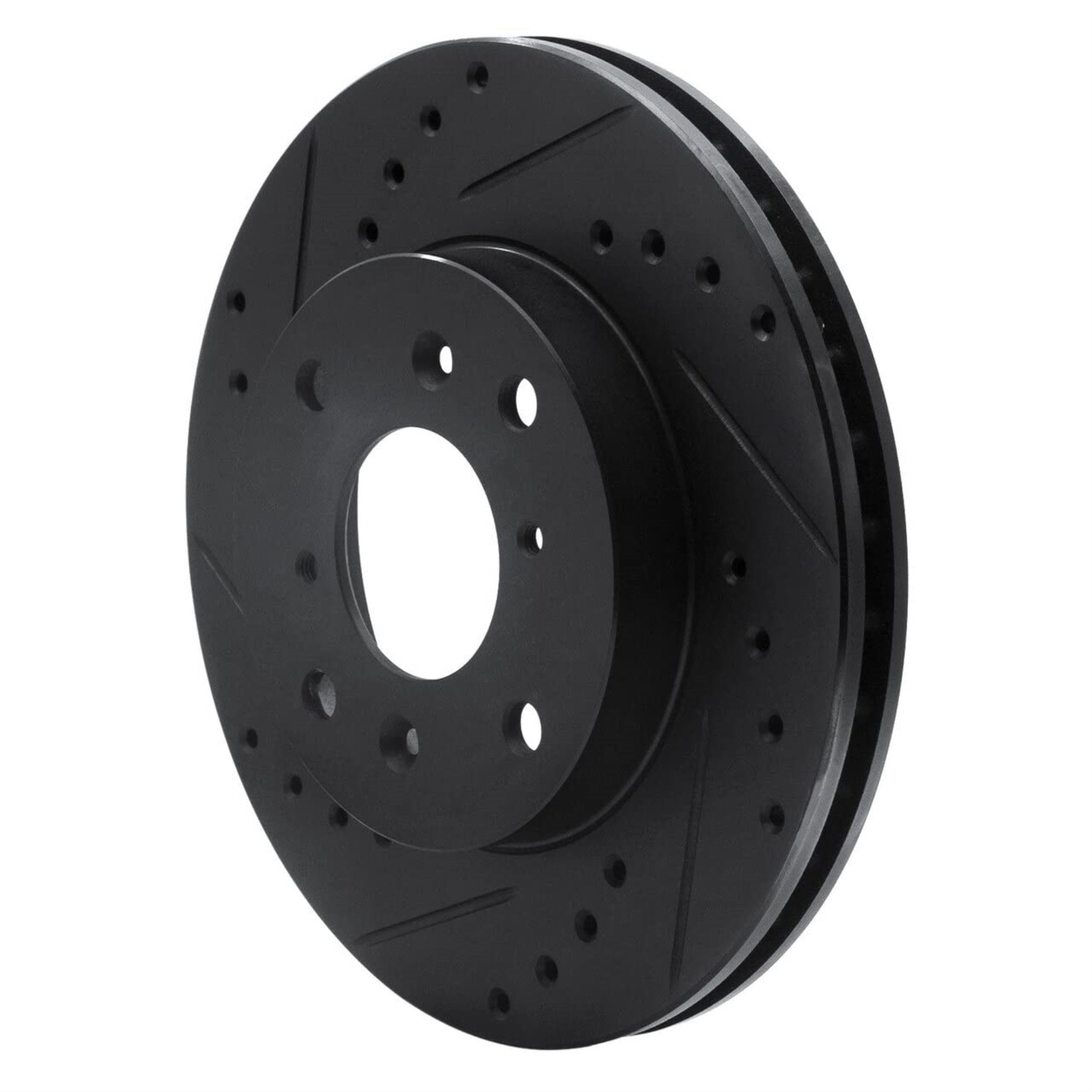 Brake Rotor - Drilled and Slotted - Black 633-59023L