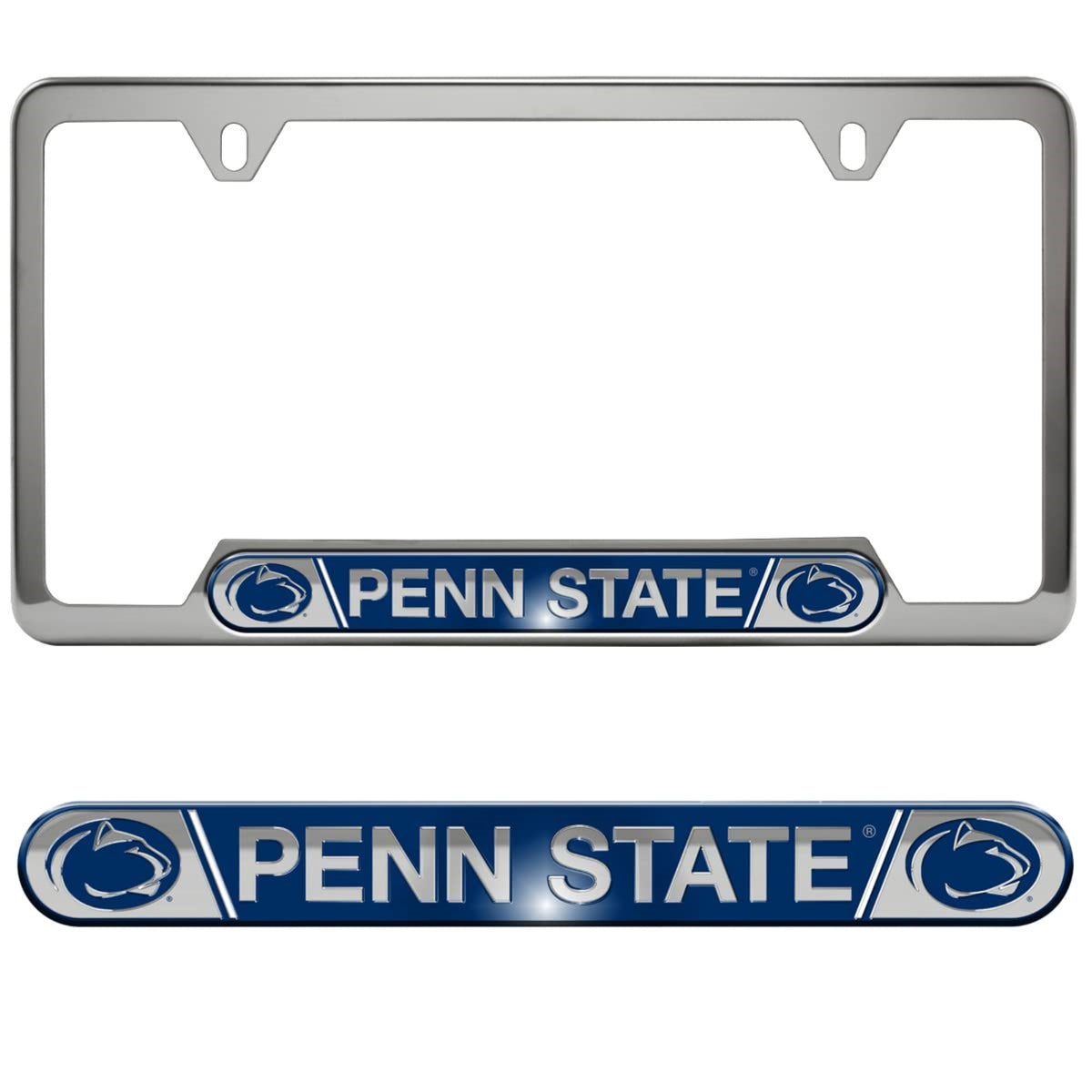 Penn State Embossed License Plate Frame, 6.25In X 12.25In