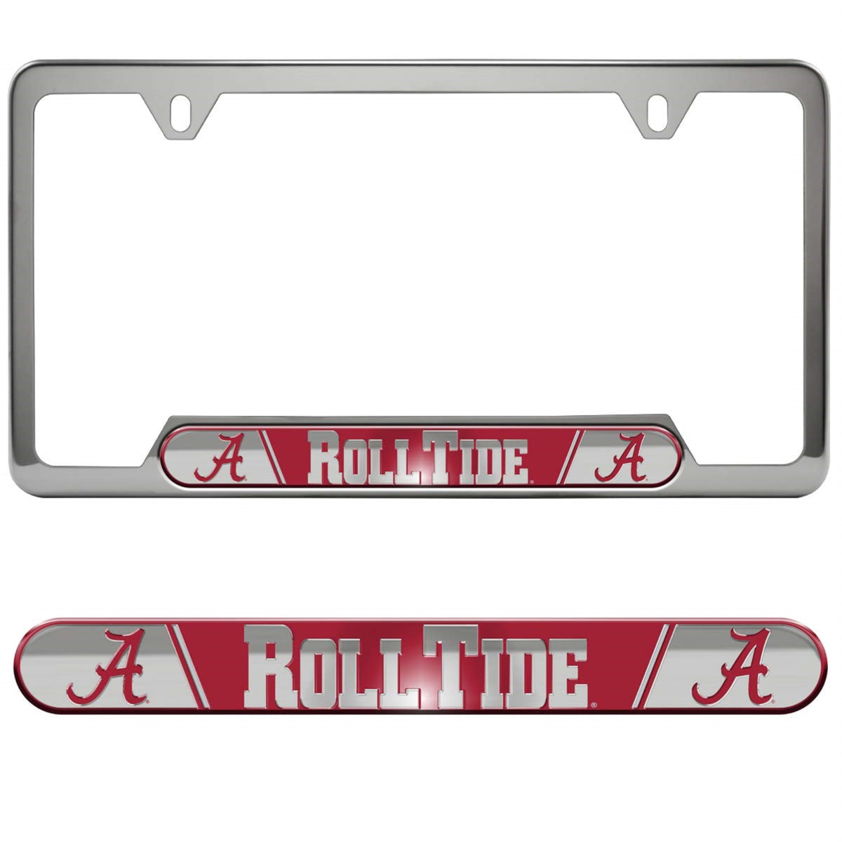 Texas Tech Embossed License Plate Frame, 6.25In X 12.25In