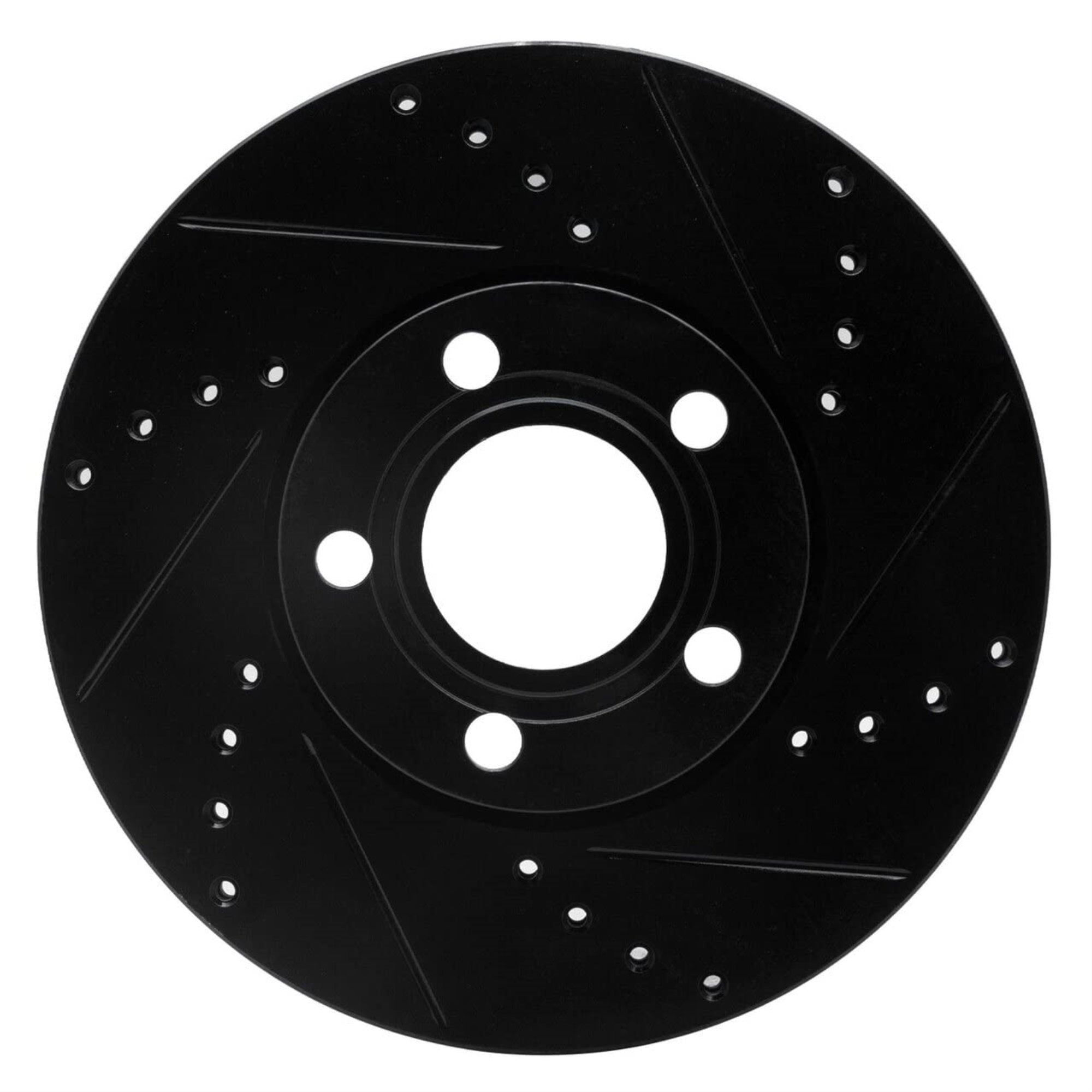 Brake Rotor - Drilled And Slotted - Black 633-73041R