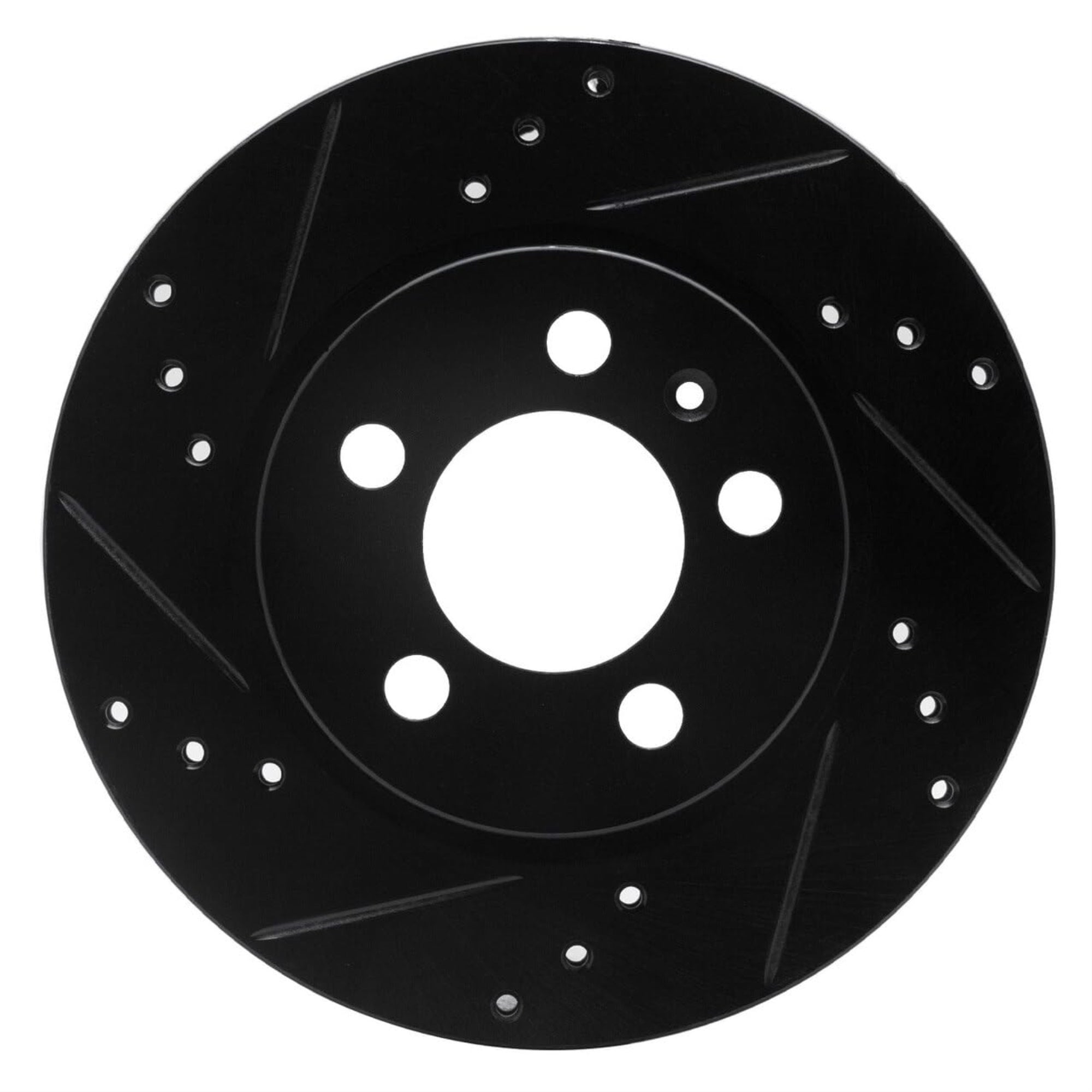Brake Rotor - Drilled and Slotted - Black 633-74022L