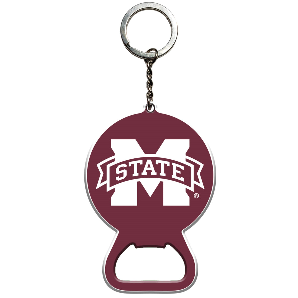 Mississippi State Keychain Bottle Opener