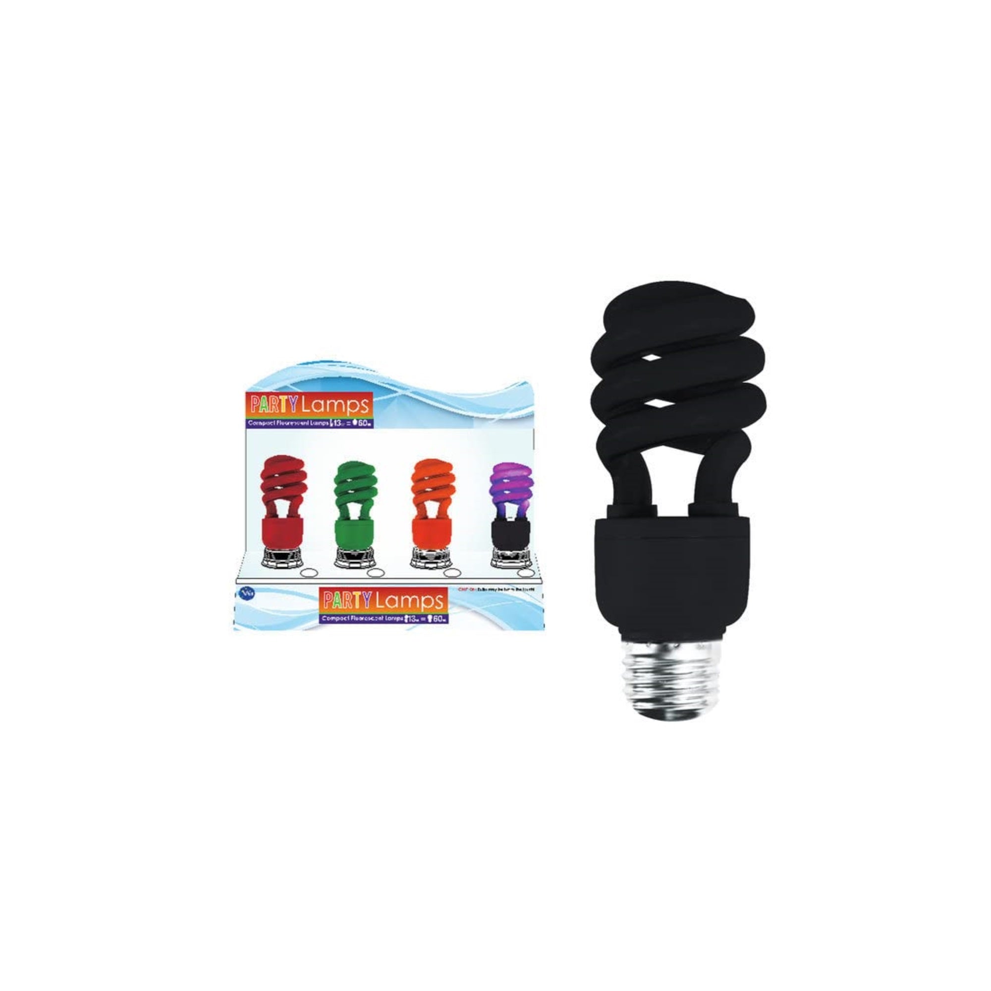 Uv Blacklight Cfl Bulb In Standard Edison Usa Lamp Base Energy Saving