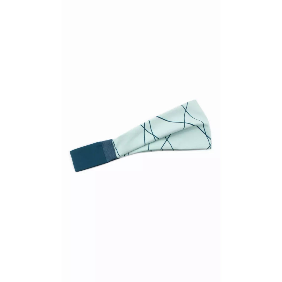 Sport Headwrap - Foam/Ocean Slash