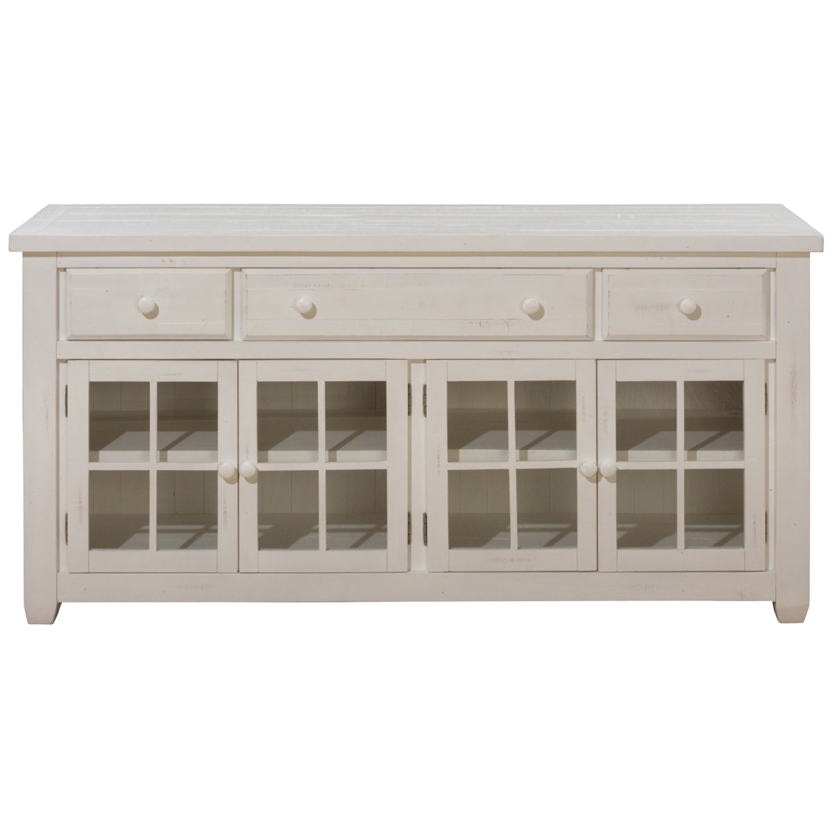 Madaket Rustic Solid Reclaimed Pine 66' Media Console