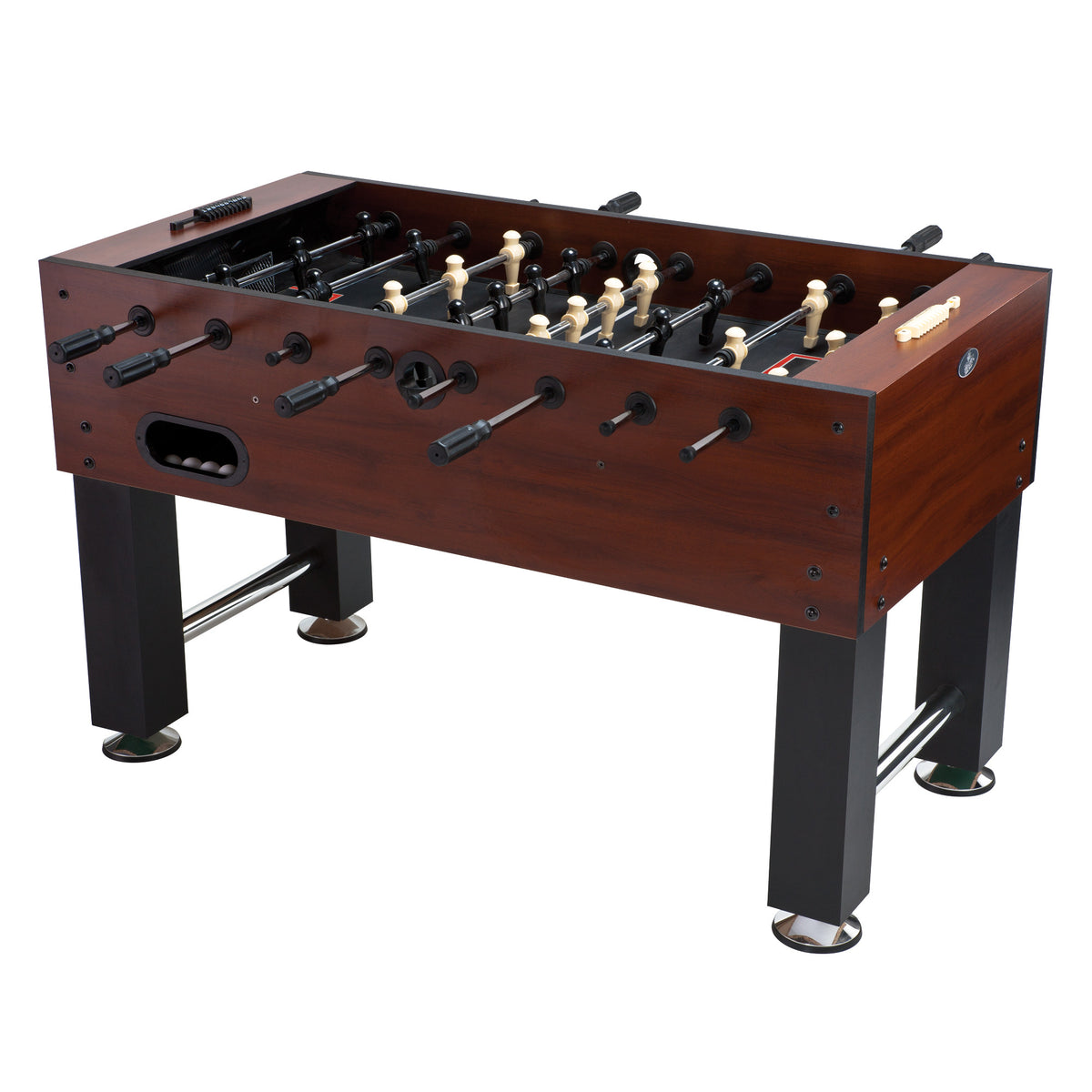 Yardlio Tirade Mmxi Foosball Table - Sturdy, Tournament-Sized, Elegant Mahogany