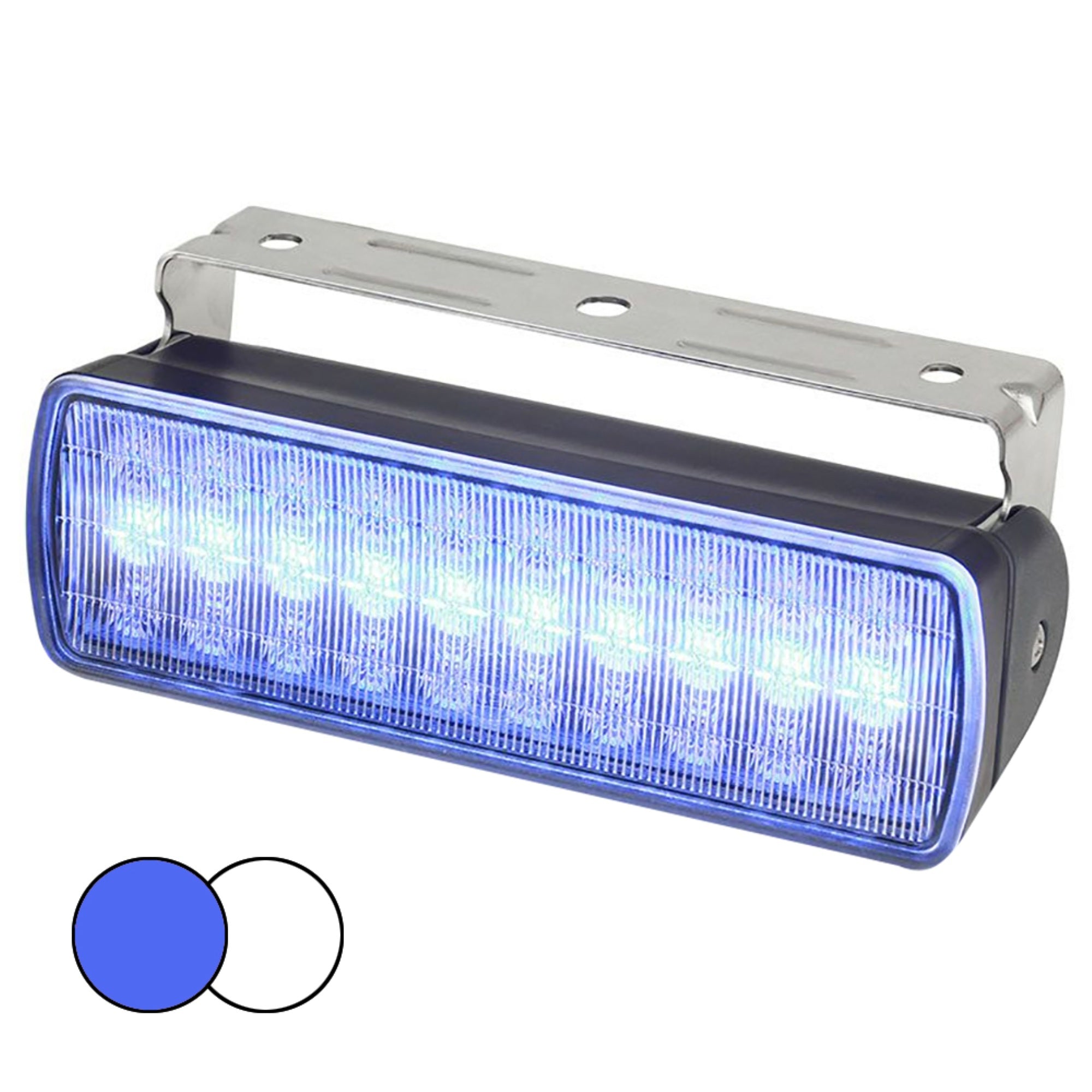Hella Sea Hawk Xl Dual Colors Blue White Led Black Housing