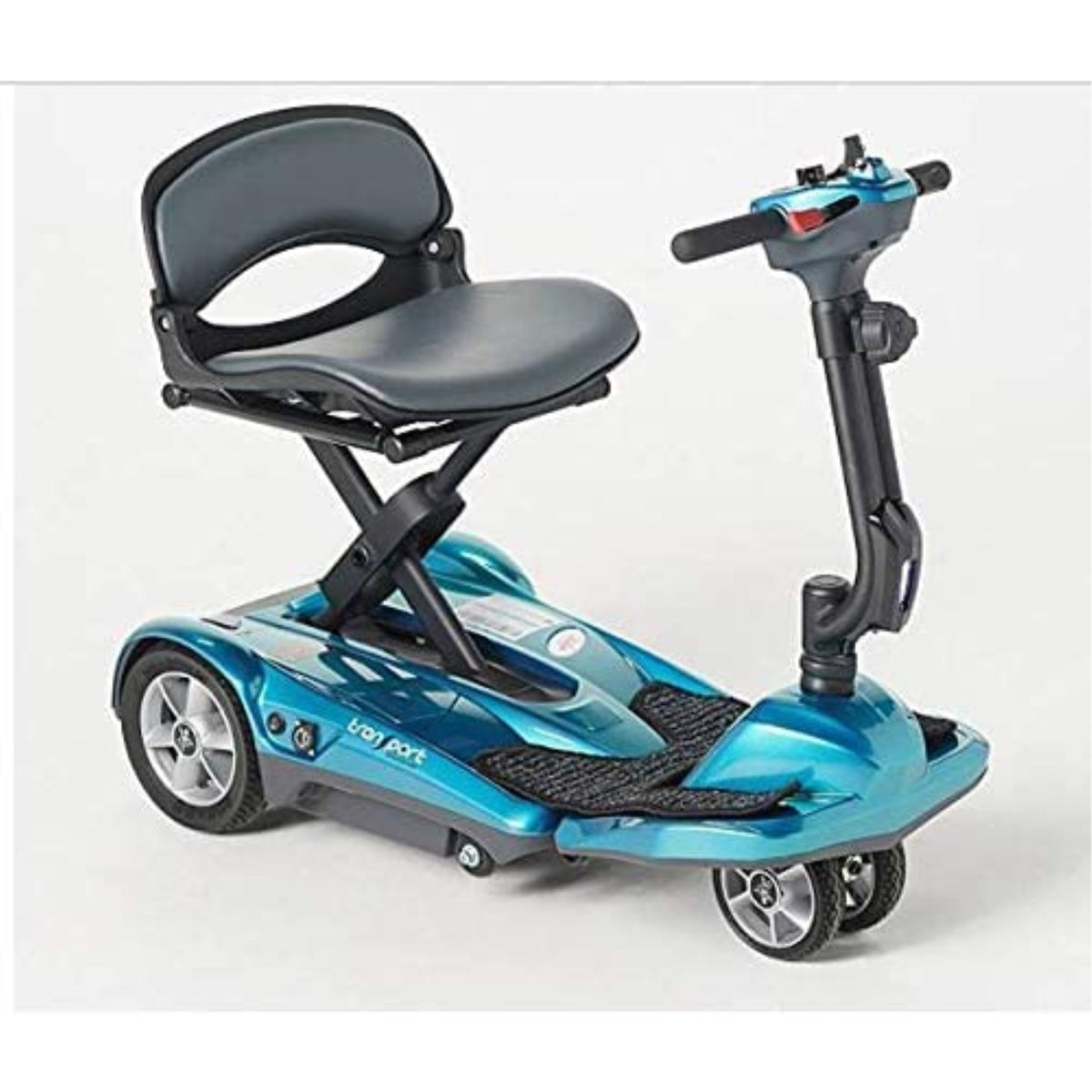 Ev Rider Transport Af Plus Automatic Folding Scooter With Remote - Lithium Battery Lightweight Travel Mobility Scooter - 49 Lbs Total (Blue), S21Af