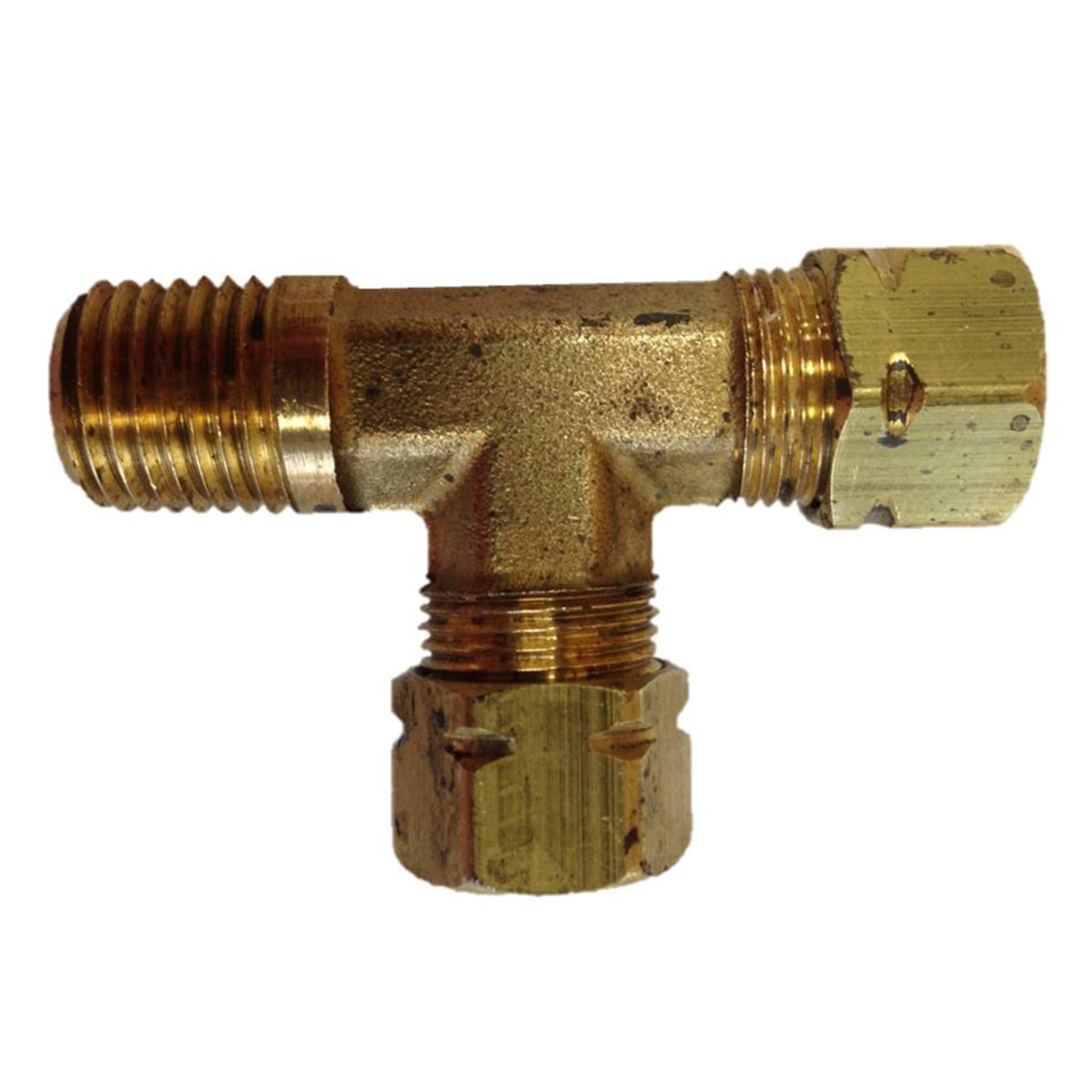 Uflex Male Run Tee Fitting 3/8' X 3/8' Tube X 1/4' Npt