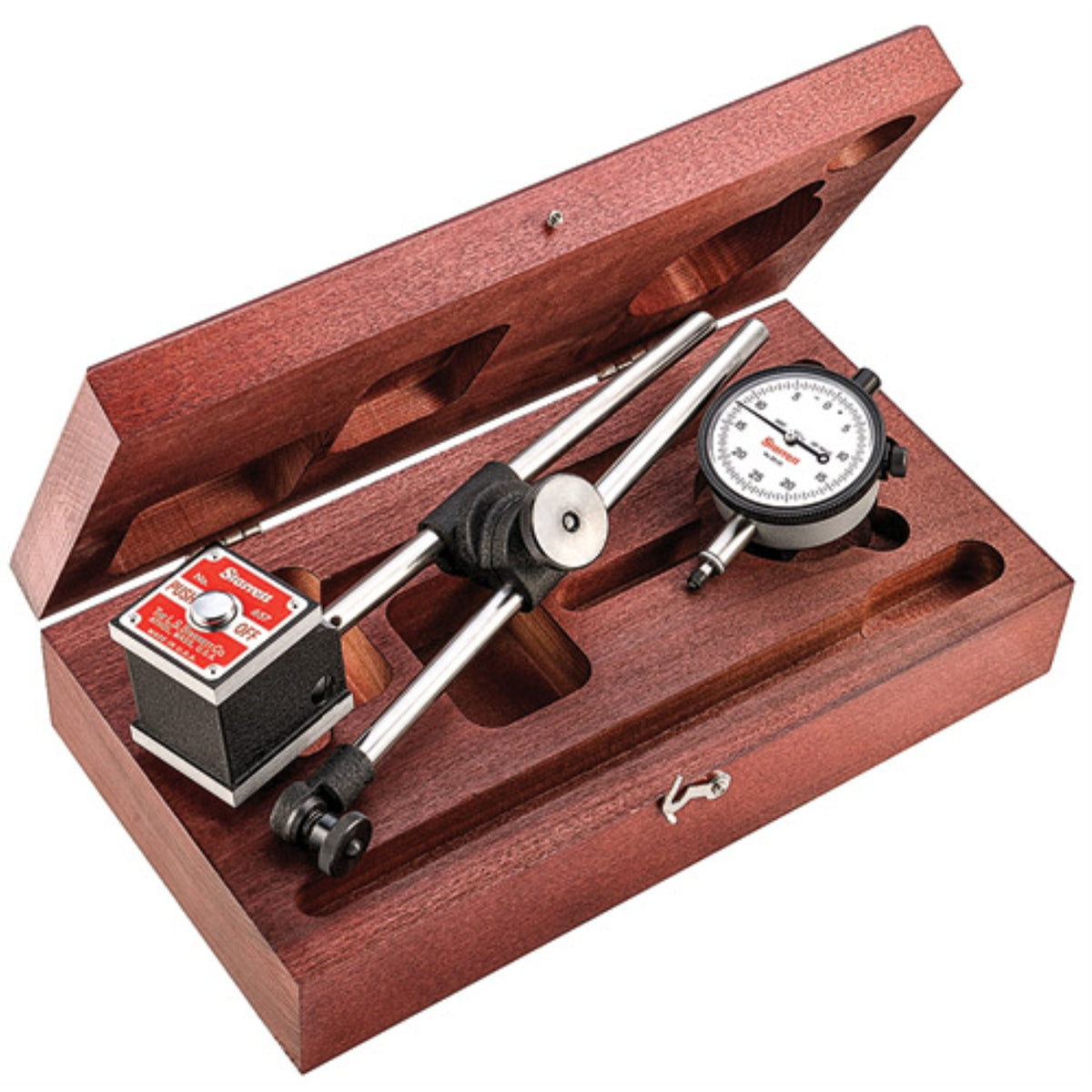 657Ez Set Including Magnetic Base, Upright Post Assembly, 25-131J Dial Indicator And Case