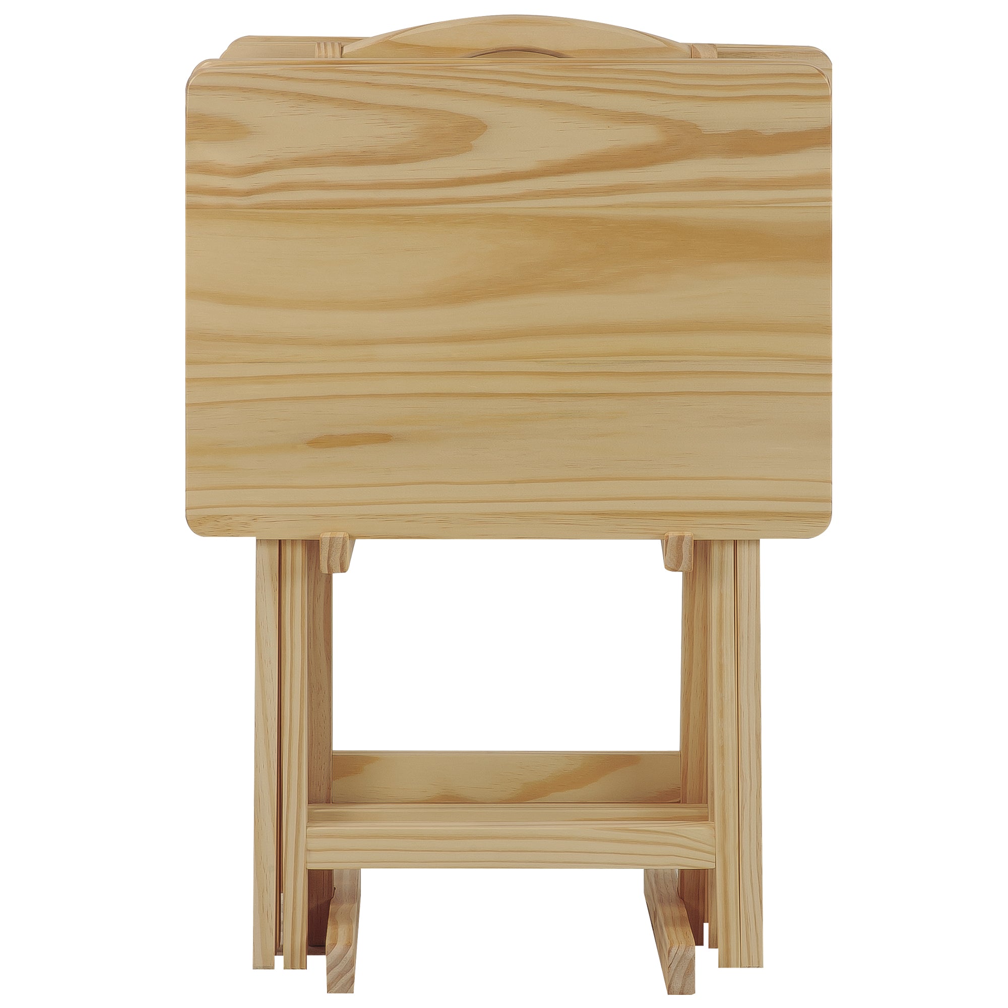 5Pcs Tray Table Set-Natural
