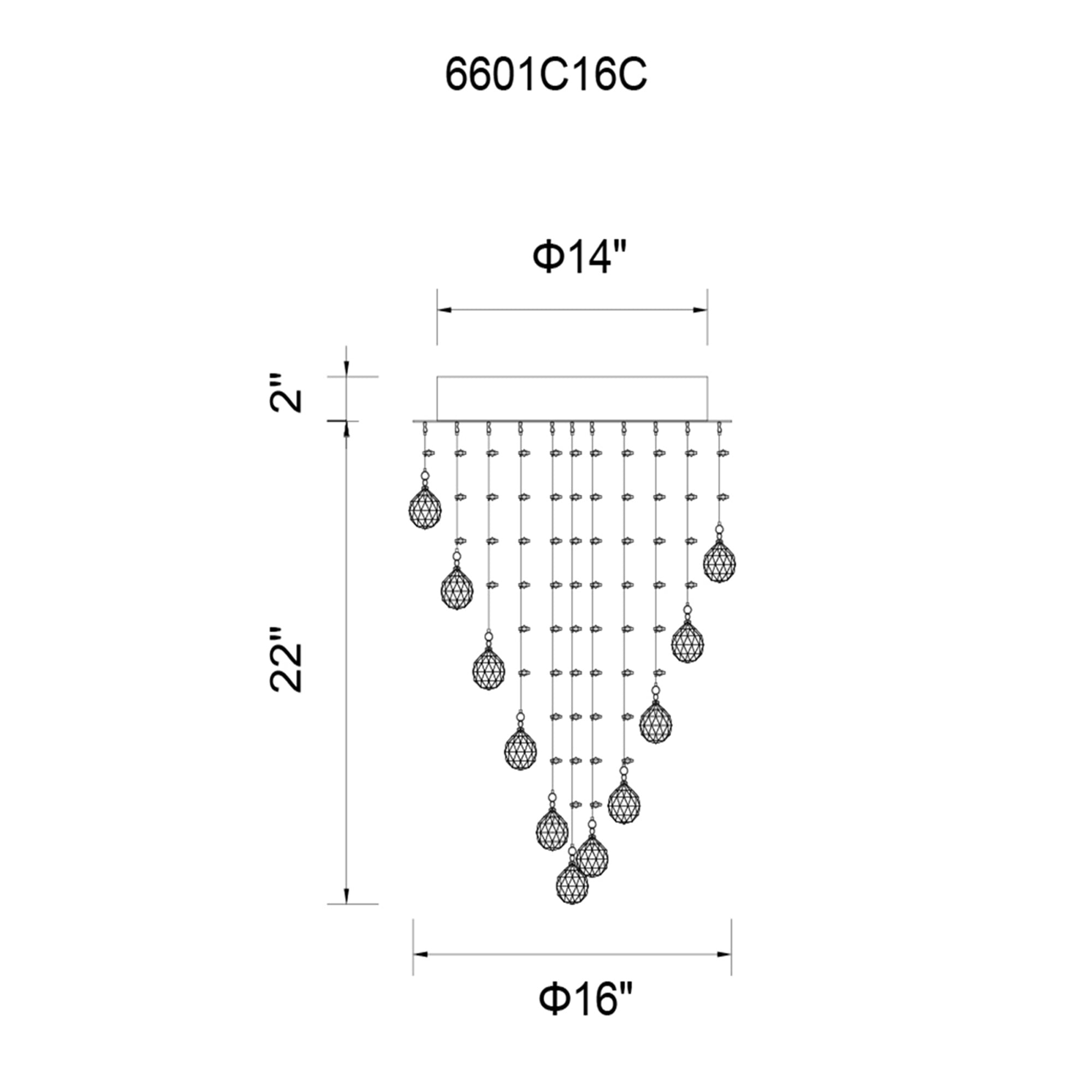 5 Light  Flush Mount With Chrome Finish