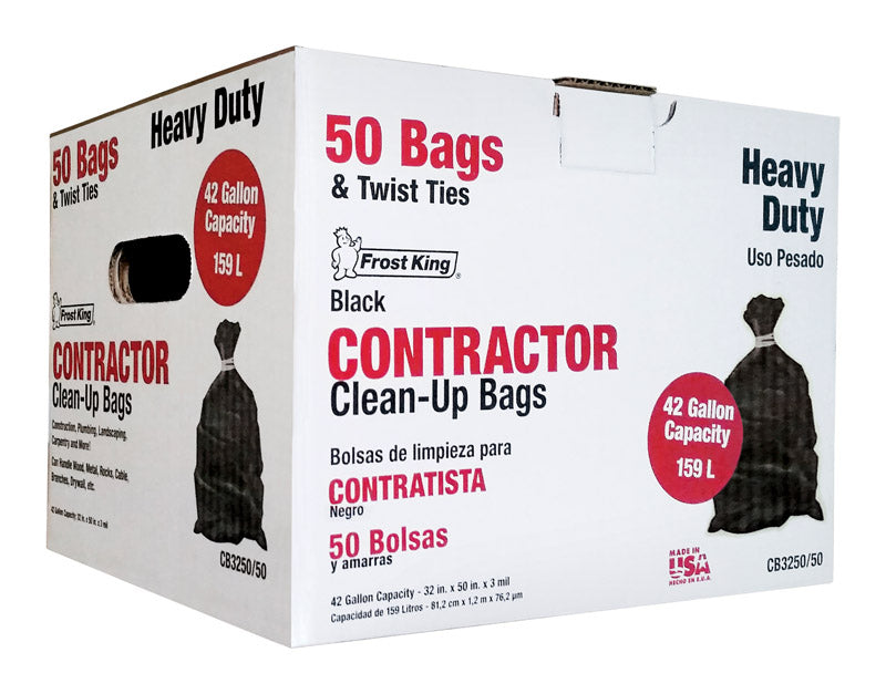 Bag Cntrctr Blk 42Gl (Pack Of 1)