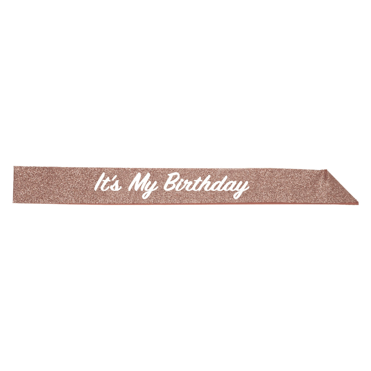 It'S My Birthday Glittered Sash (Pack Of 6)
