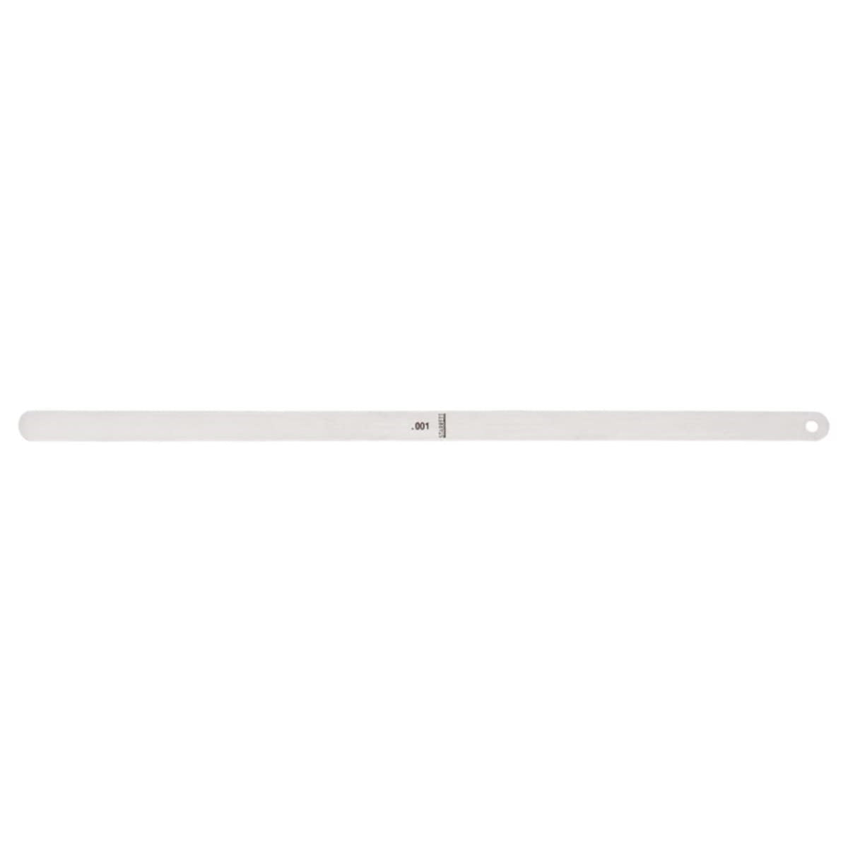 Starrett Tempered Steel Thickness Gage Or Feeler Stock With Rounded Ends - Ideal For Carpenters And Home Improvement - 12'X0.500' Size Of Leaves, 0.001 Thickness - 667-1