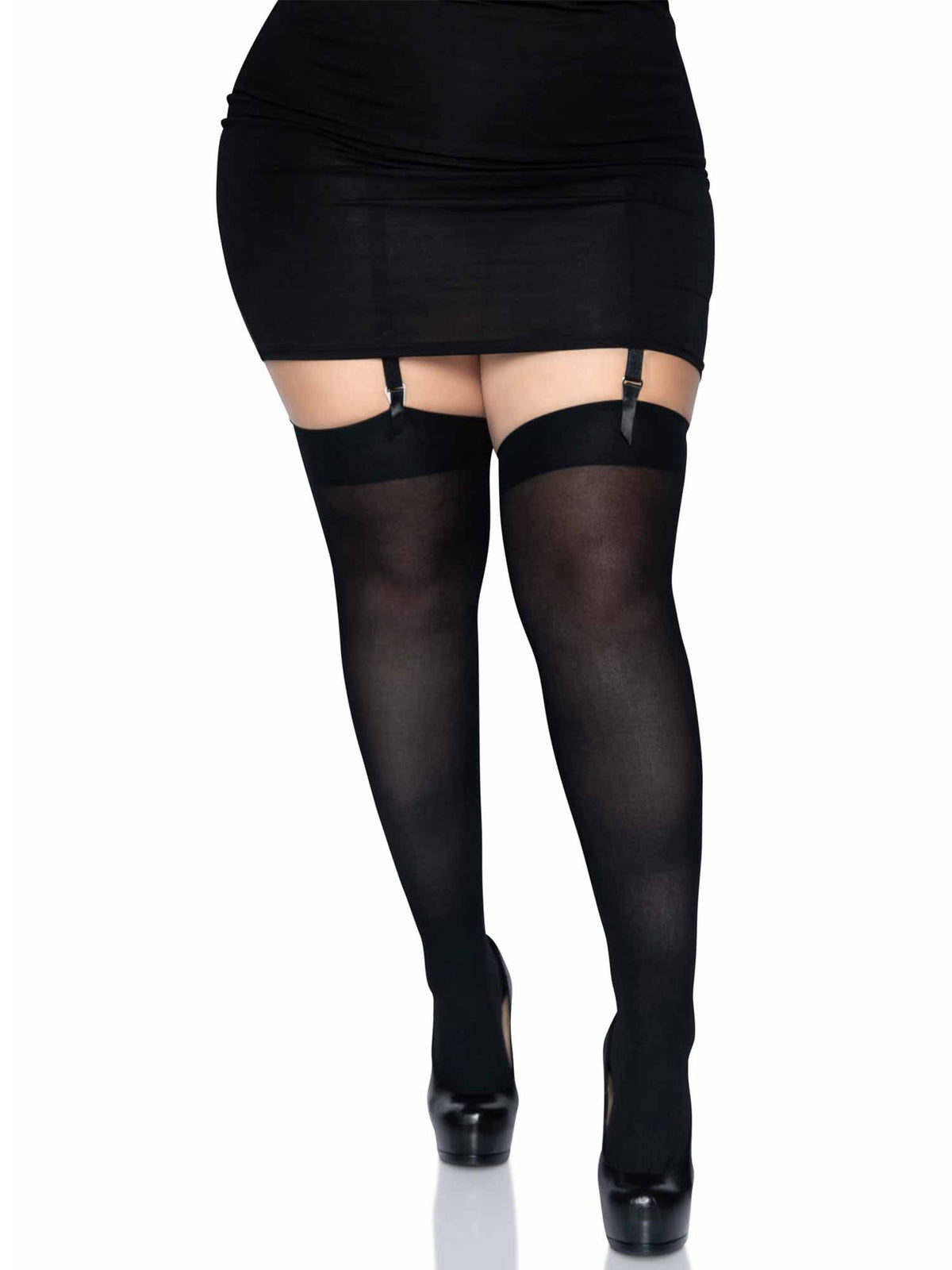 Plus Size Nylon Over The Knee