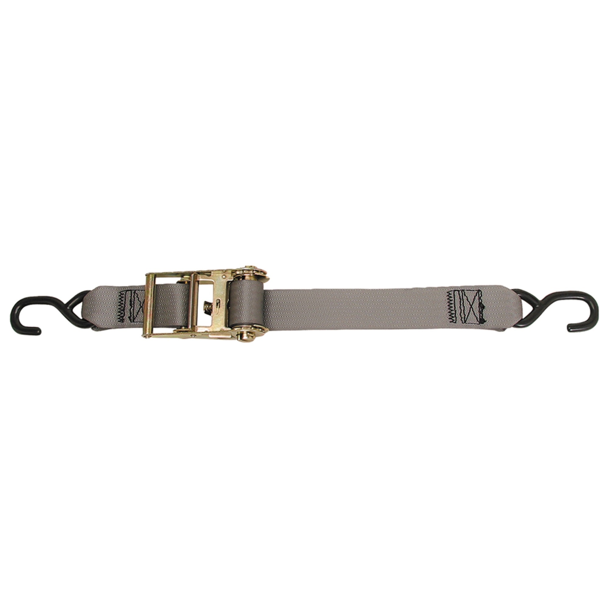 Cargobuckle Ratchet Strap W/ S-Hooks 2' X 15' 2500Lbs