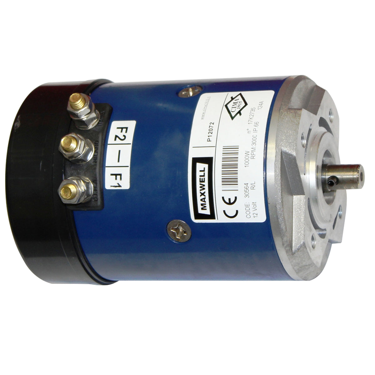 Maxwell Motor 1200W 24V 4 Hole Flange
