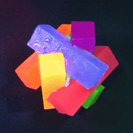 Flashing Bounce Rainbow Crazy Cube